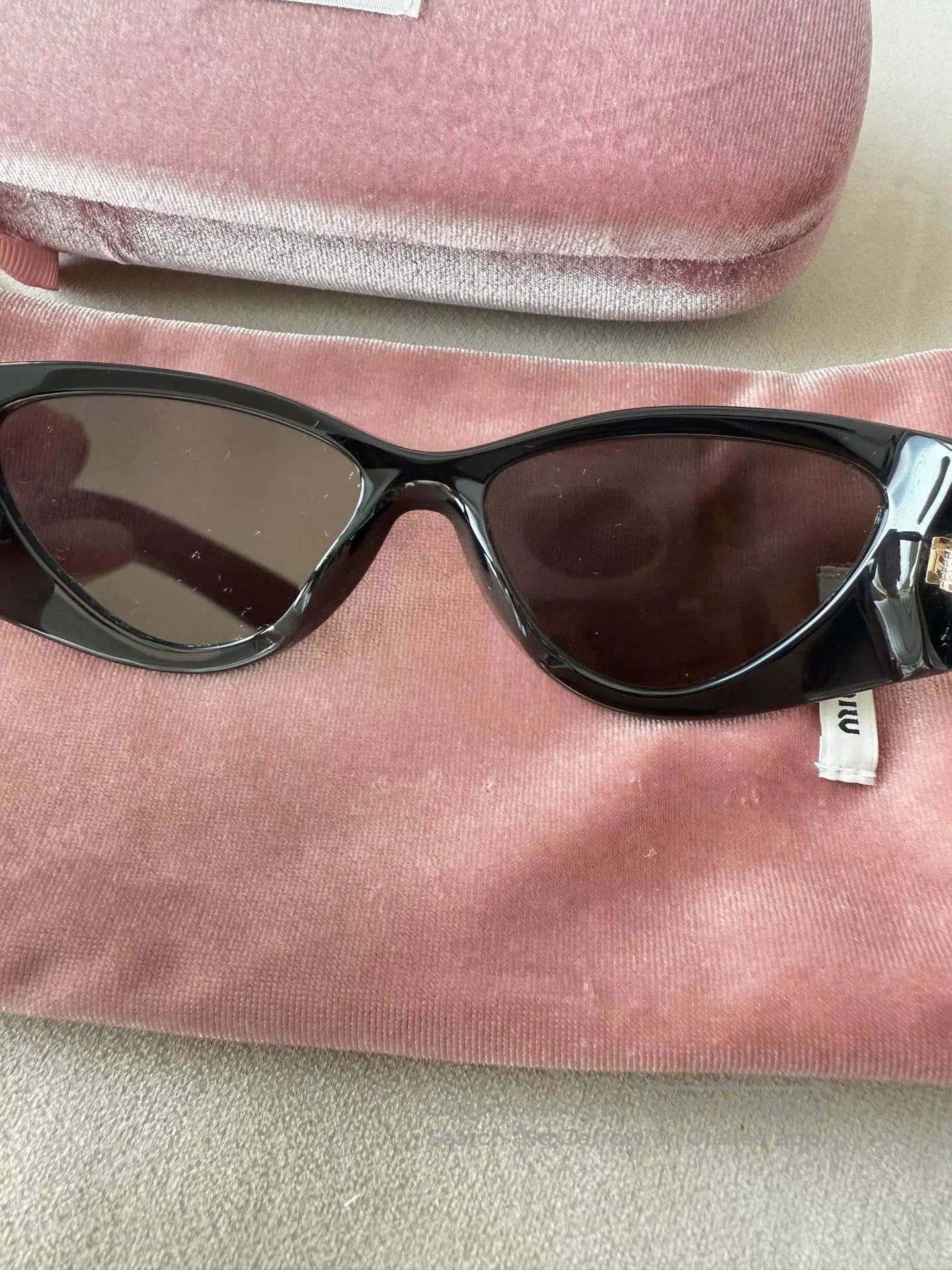 Miu Miu Miumiu Retro Cat-Eye Sunglasses. Size ONE SIZE - 8 Thumbnail