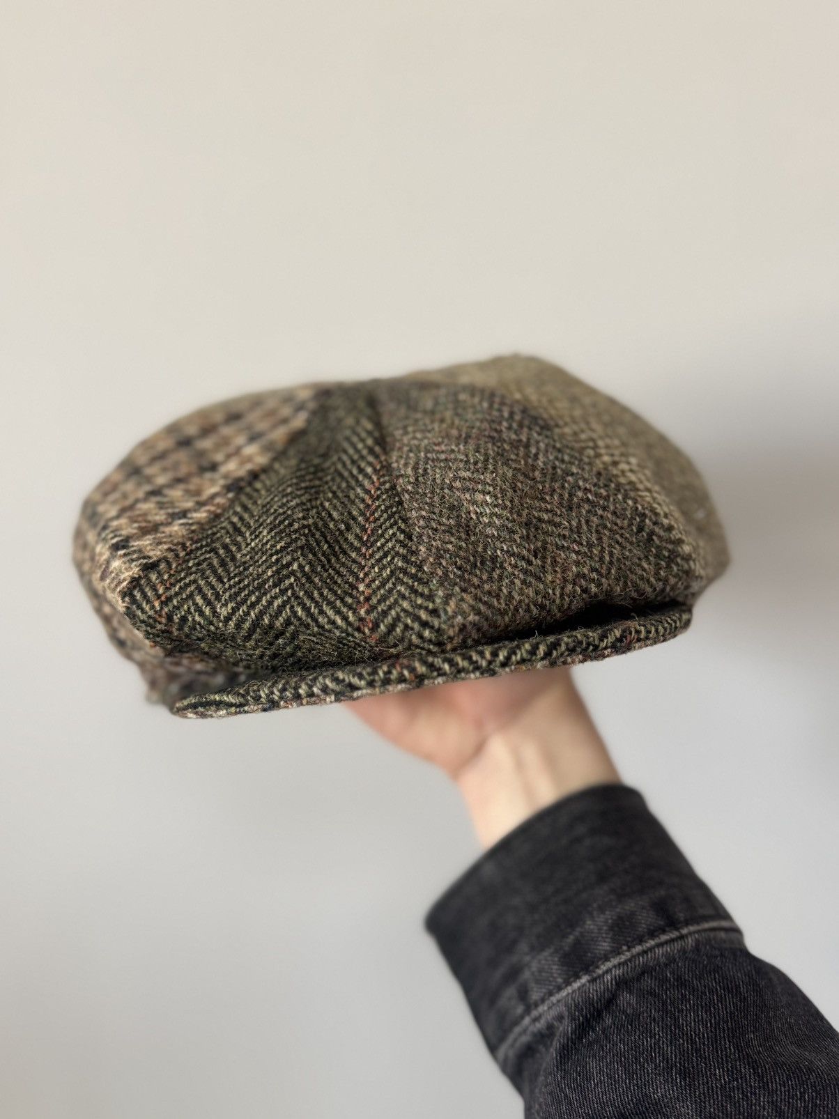 Harris Tweed Harris Tweed Style Hat Wool Flat Cap Made in Scotland size M Size ONE SIZE - 3 Thumbnail