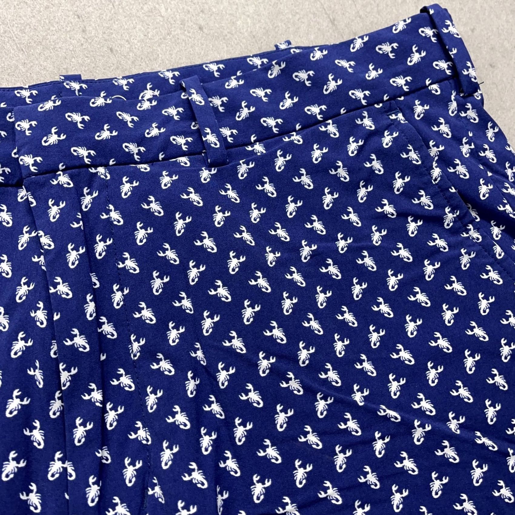 Ralph Lauren Ralph Lauren Polo Golf Shorts Mens 34 Blue Wicking Lined Logo Chino Casual Travel Mens 34 Blue Logo Louder Scorpion Pattern Geometric Size US S / EU 44-46 / 1 - 3 Thumbnail