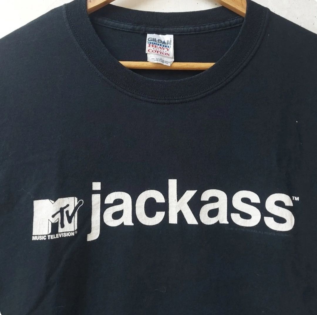 Mtv × Vintage VTG 2005 MTV JACKASS TSHIRT Size US L / EU 52-54 / 3 - 3 Thumbnail