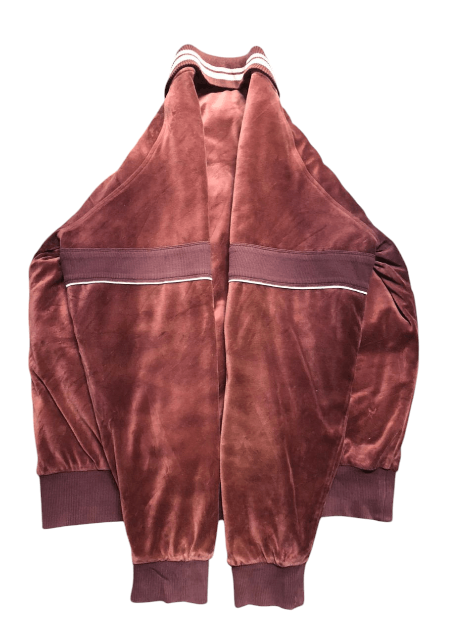 Lacoste Lacoste Velvet Sweater Zipper Jacket Sunfaded Distressed Size US L / EU 52-54 / 3 - 4 Thumbnail