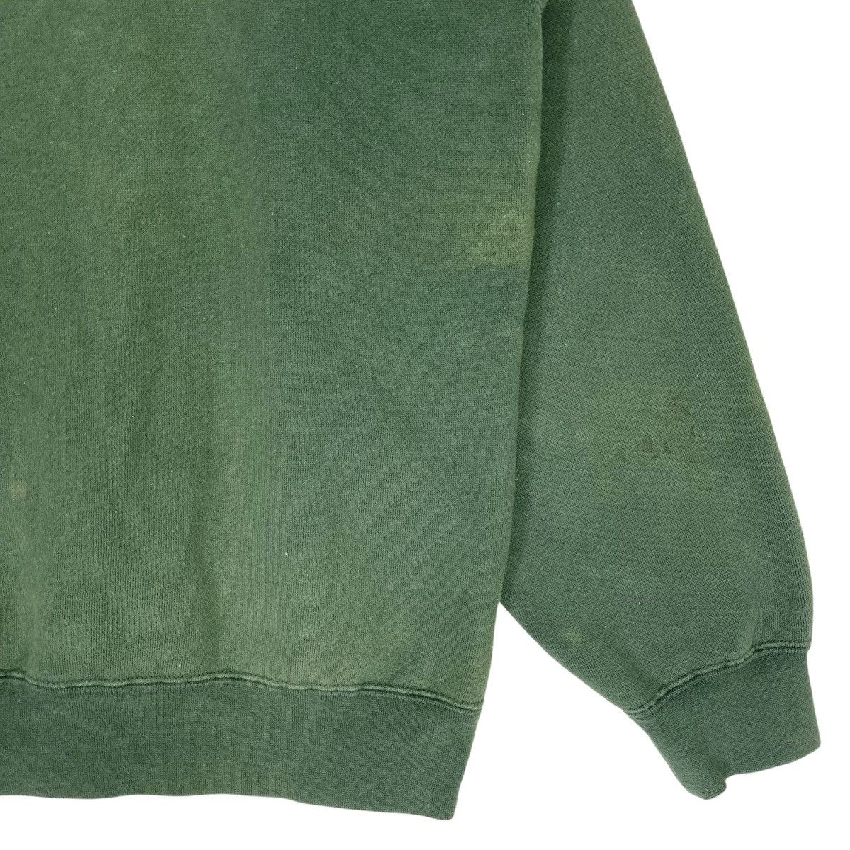 Stussy × Vintage Stussy Crewneck Sweatshirt Size M/L Green Size US M / EU 48-50 / 2 - 5 Thumbnail