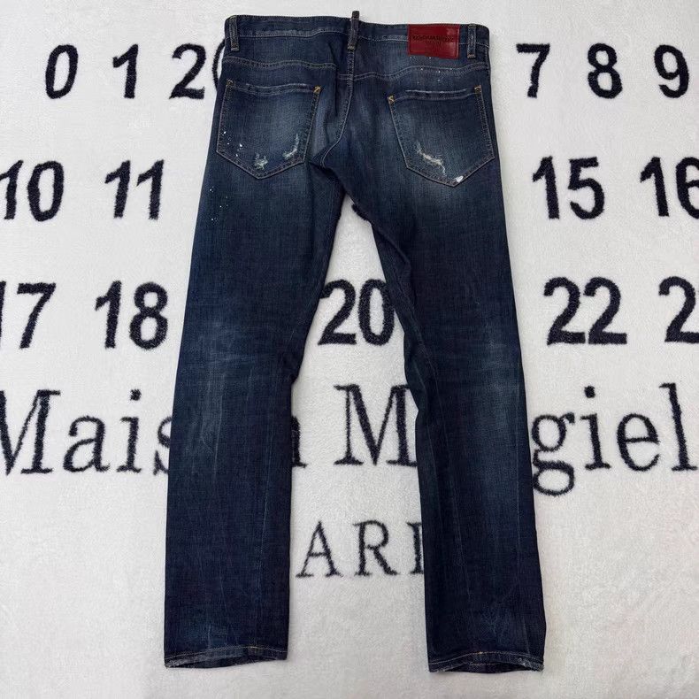Dsquared2 DSQUARED2 Washed Distressed Destroyed Jeans Q10 Size US 36 / EU 52 - 4 Thumbnail