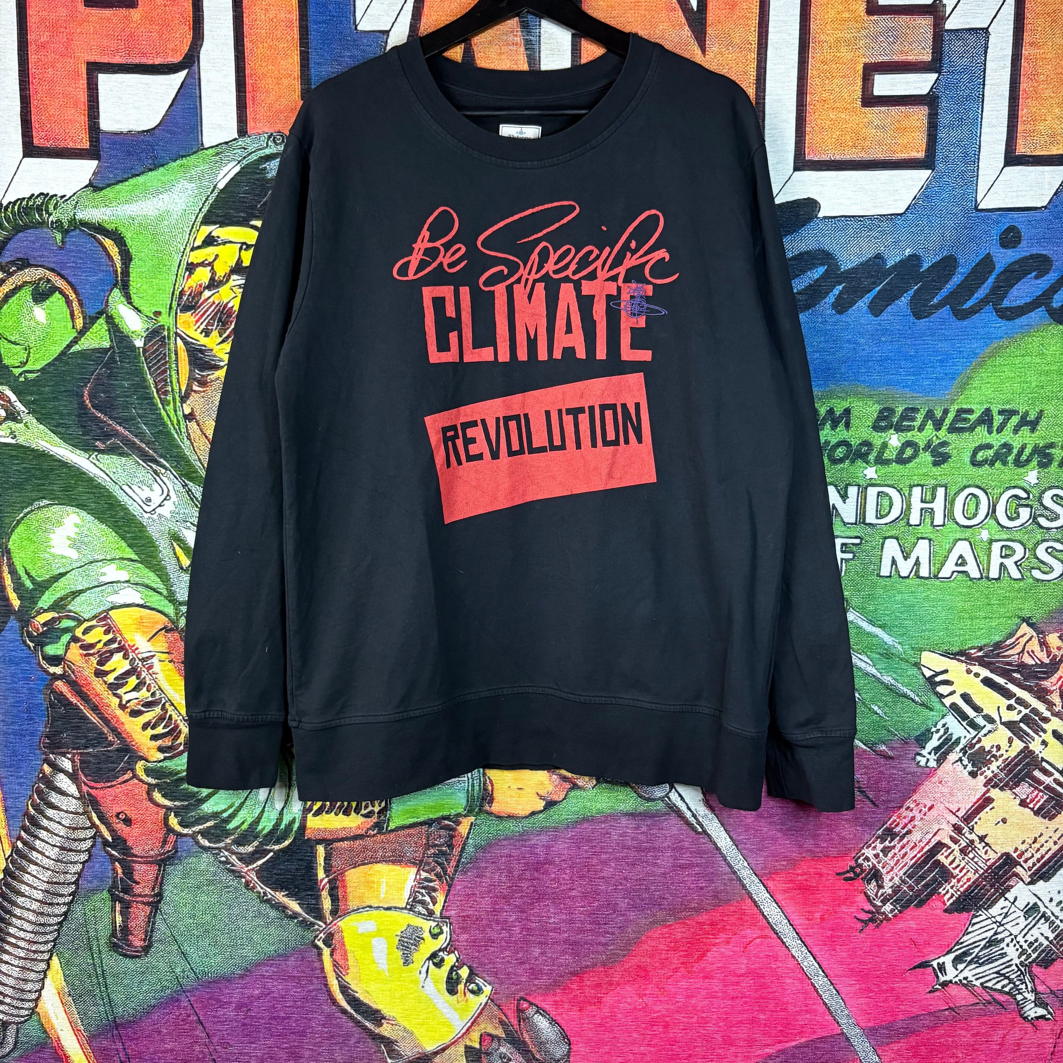 Vivienne Westwood Vivienne Westwood Climate Revolution SweatShirt Size XL Size US XL / EU 56 / 4 - 1 Thumbnail