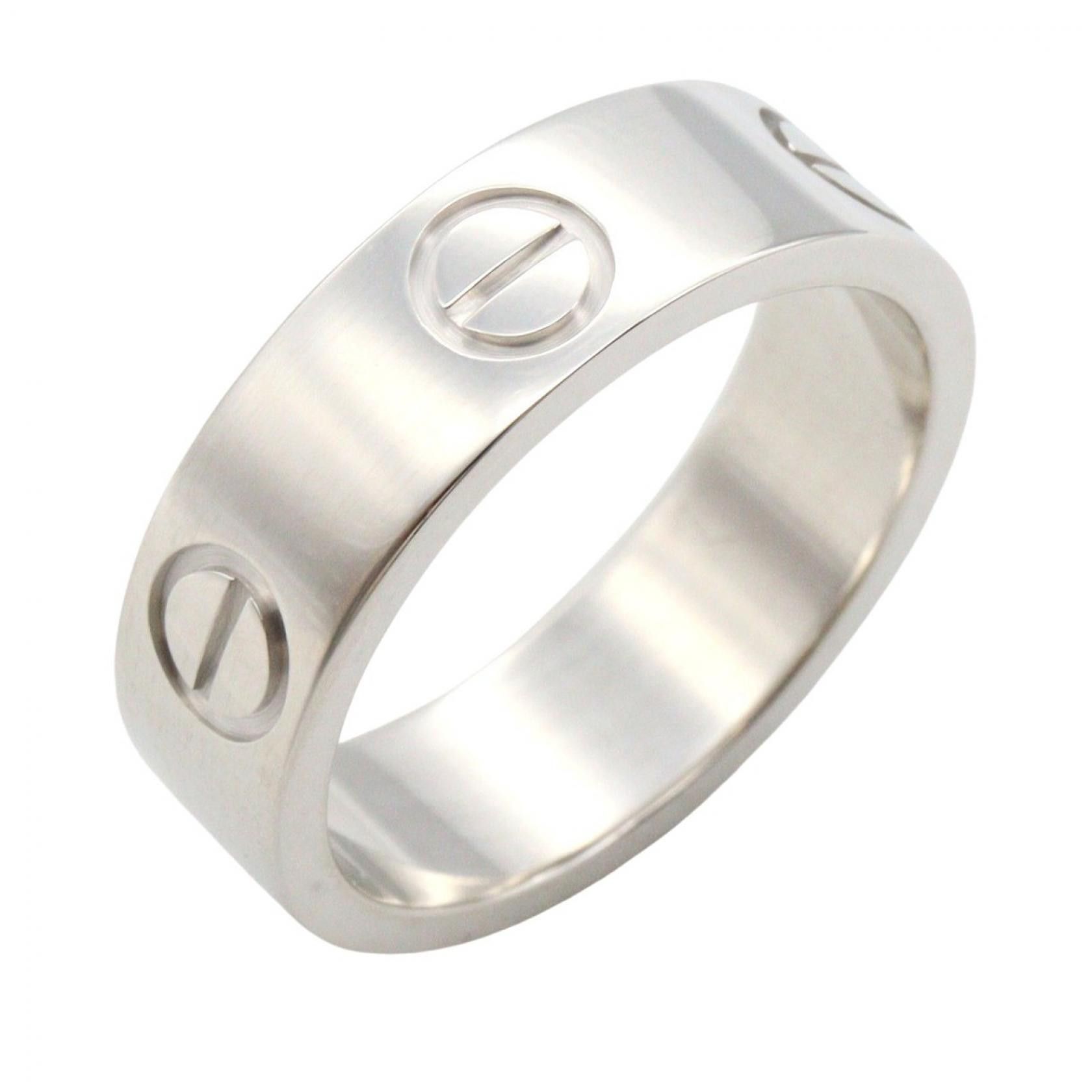 Cartier Cartier Cartier Love Au750 White Gold Ring Size 9 Precious Metal Ring DUTY FREE for USA Size ONE SIZE - 1 Thumbnail
