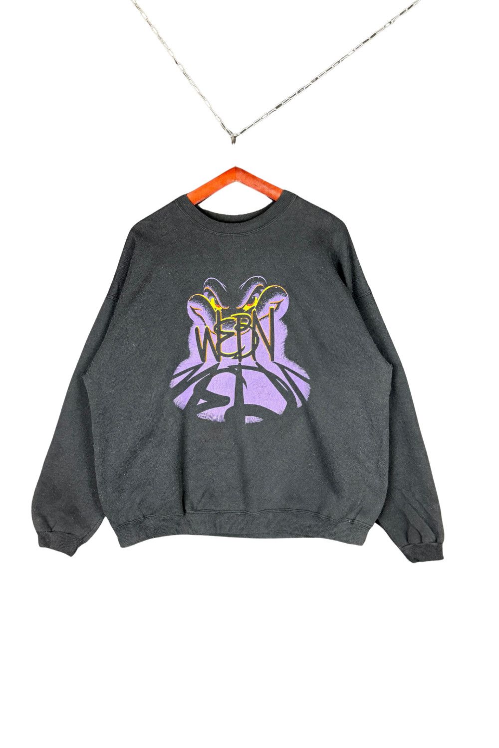 Hanes 90s WEBN Frog Sweatshirt – Hanes Heavyweight XL Size US XL / EU 56 / 4 - 1 Thumbnail