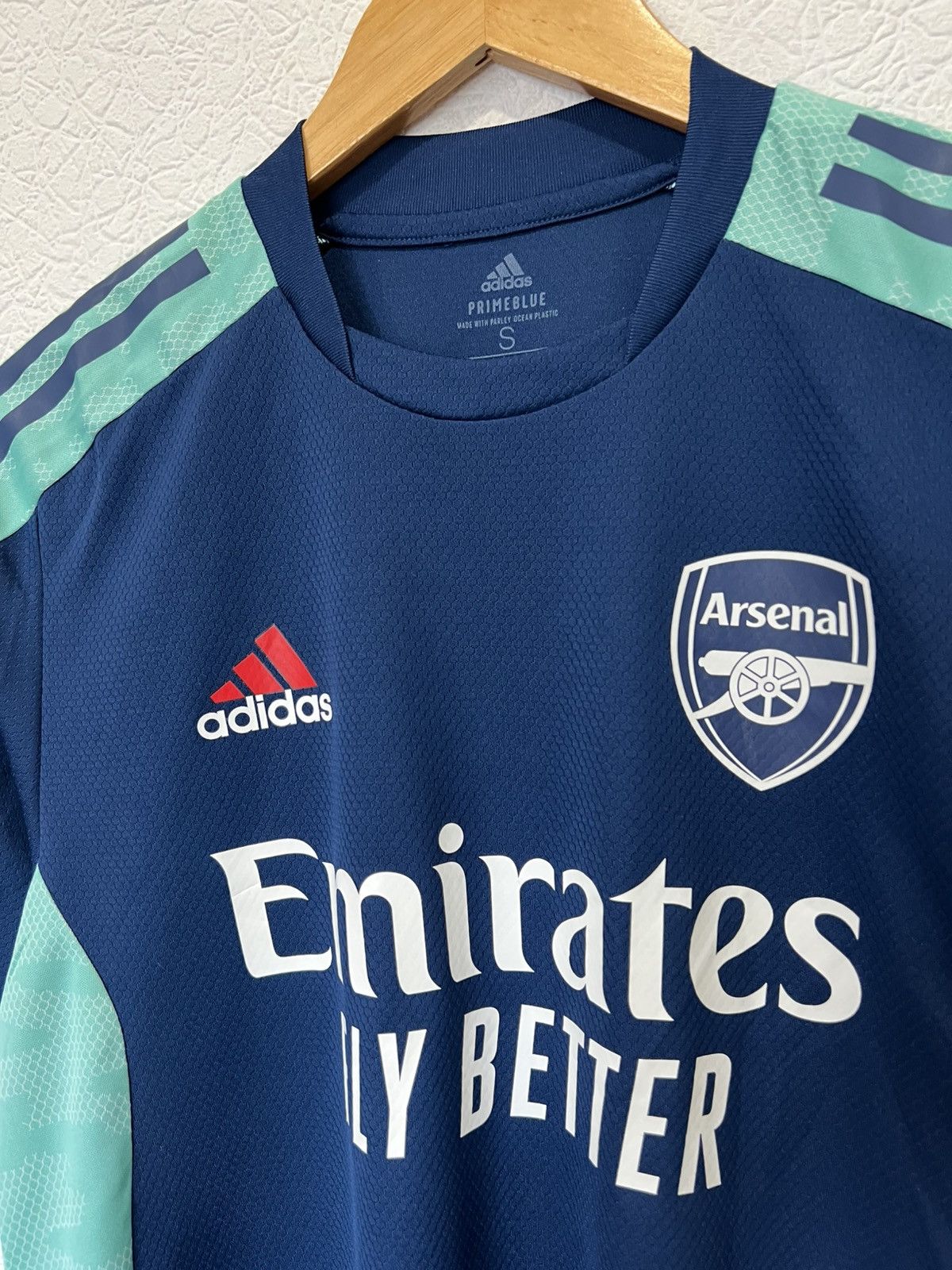 Adidas Arsenal Adidas Training Jersey Football Soccer Size US S / EU 44-46 / 1 - 2 Thumbnail