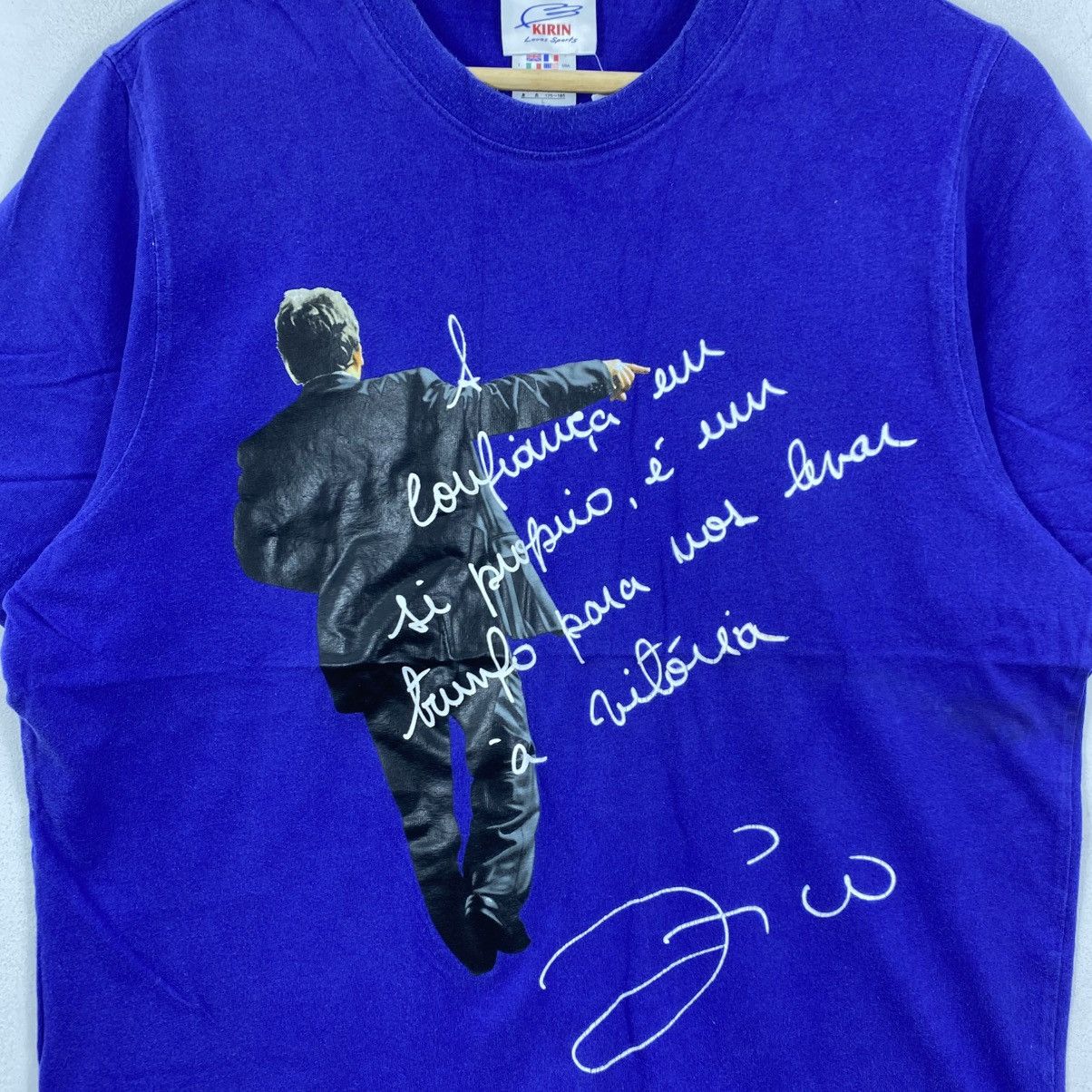 Adidas Vintage 2006 Adidas Japan Samurai Blue Zico Shirt L Soccer Size US L / EU 52-54 / 3 - 4 Thumbnail