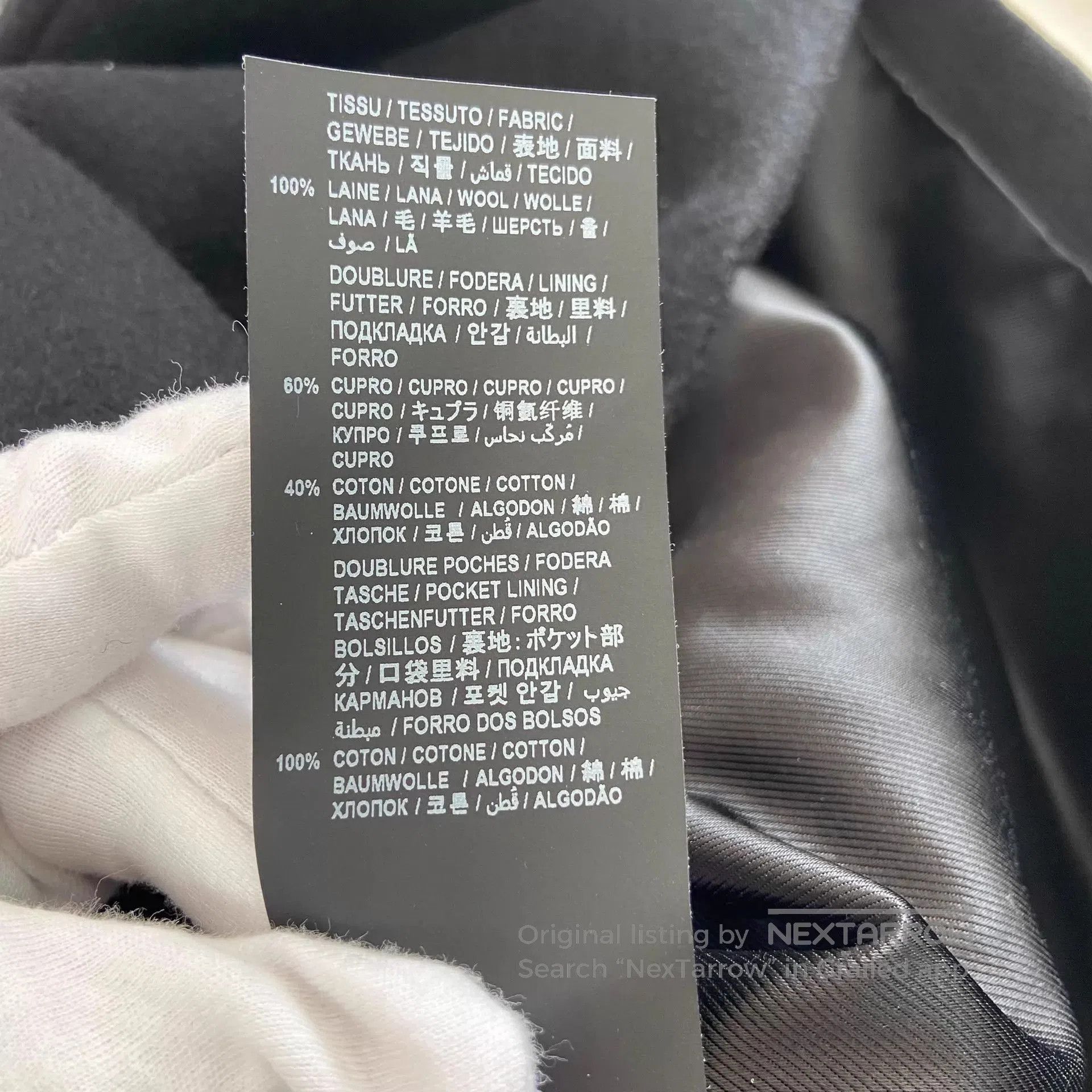 Saint Laurent Paris Black Double. Size US M / EU 48-50 / 2 - 2 Thumbnail