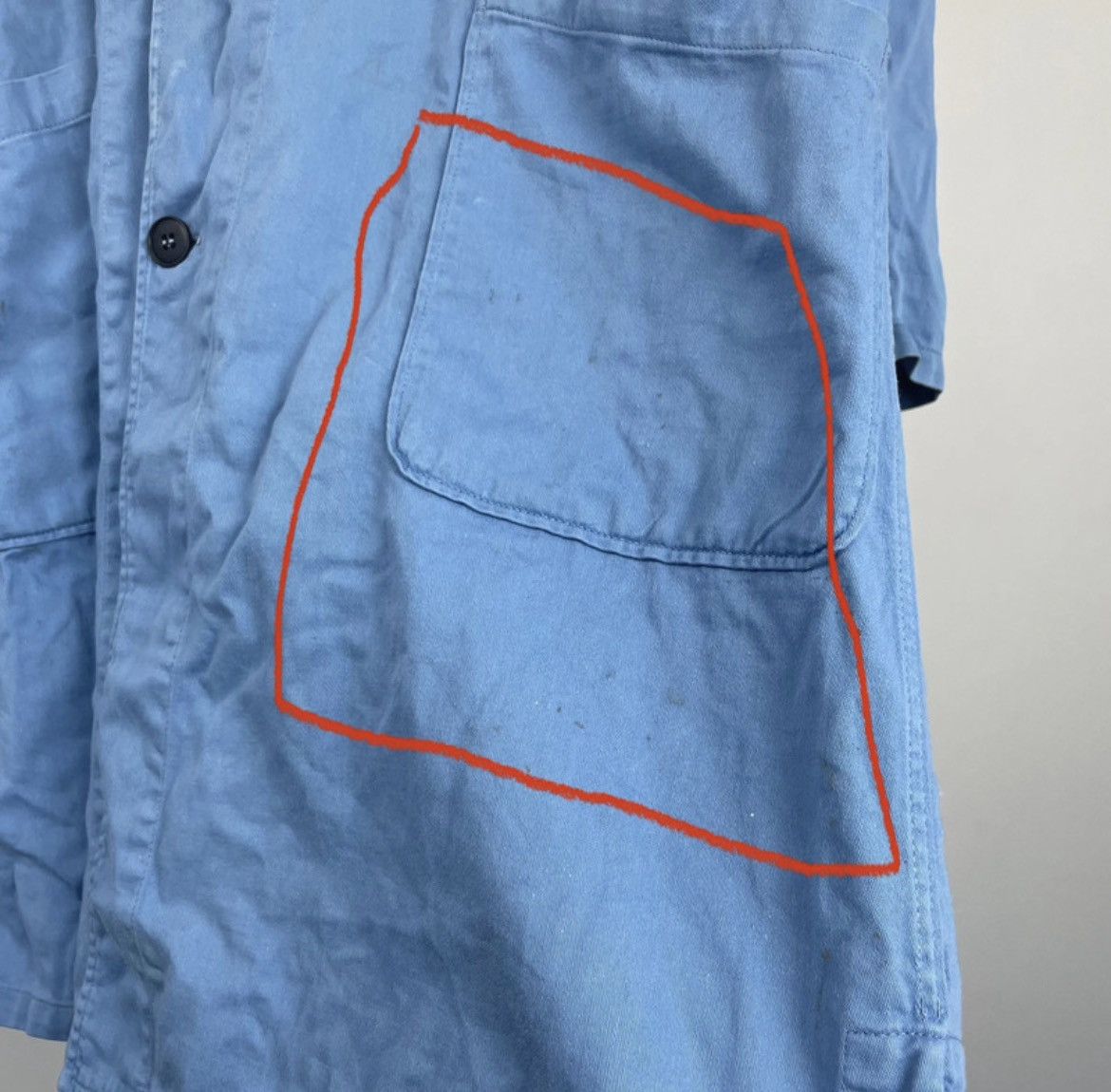 Le Laboureur Vintage French Workwear Lab Coat Shop Coat Bleu de Travail Size US M / EU 48-50 / 2 - 10 Thumbnail