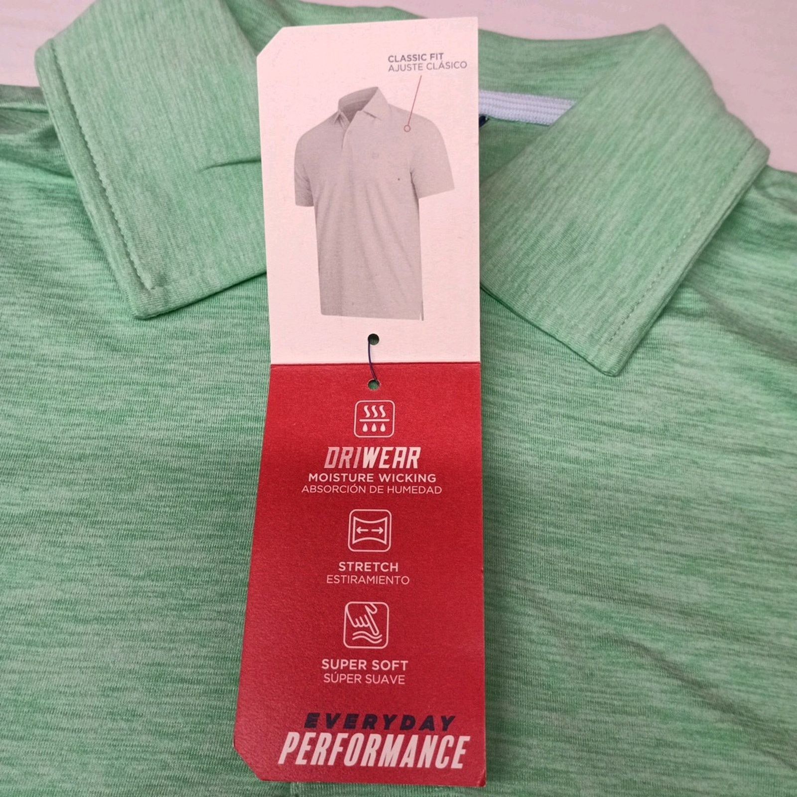 Chaps Chaps Polo Shirt Men's Size S Small Jade Moisture Wicking Size US S / EU 44-46 / 1 - 3 Thumbnail