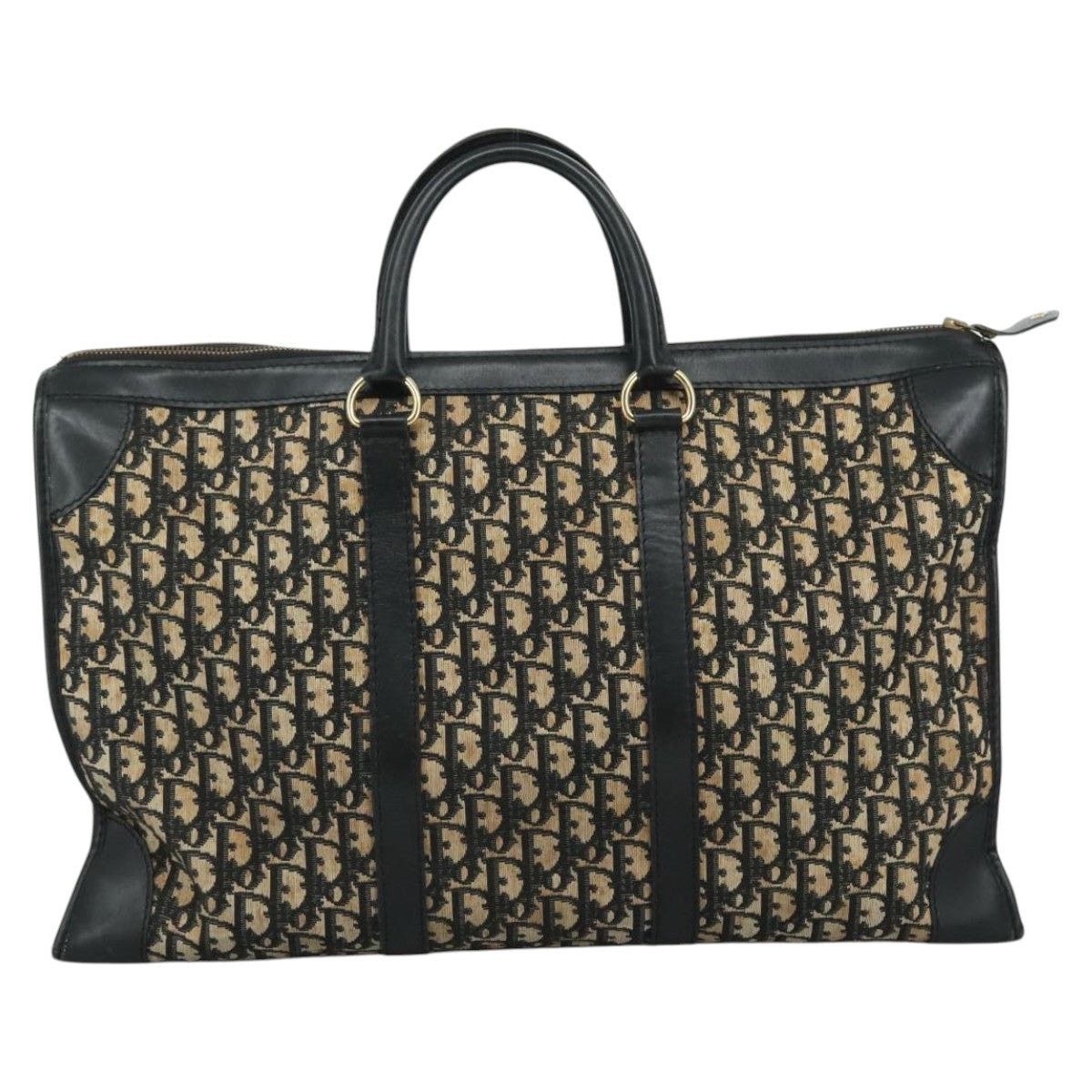 Dior DIOR Trotter Canvas Boston Bag Navy Size ONE SIZE - 3 Thumbnail