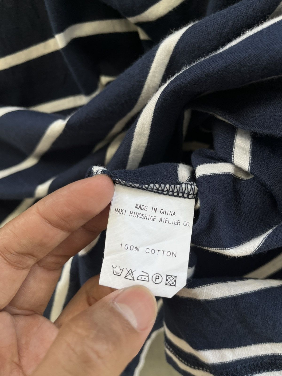 Yohji Yamamoto Gomme Stripe Maki Hiroshige Size US M / EU 48-50 / 2 - 5 Thumbnail