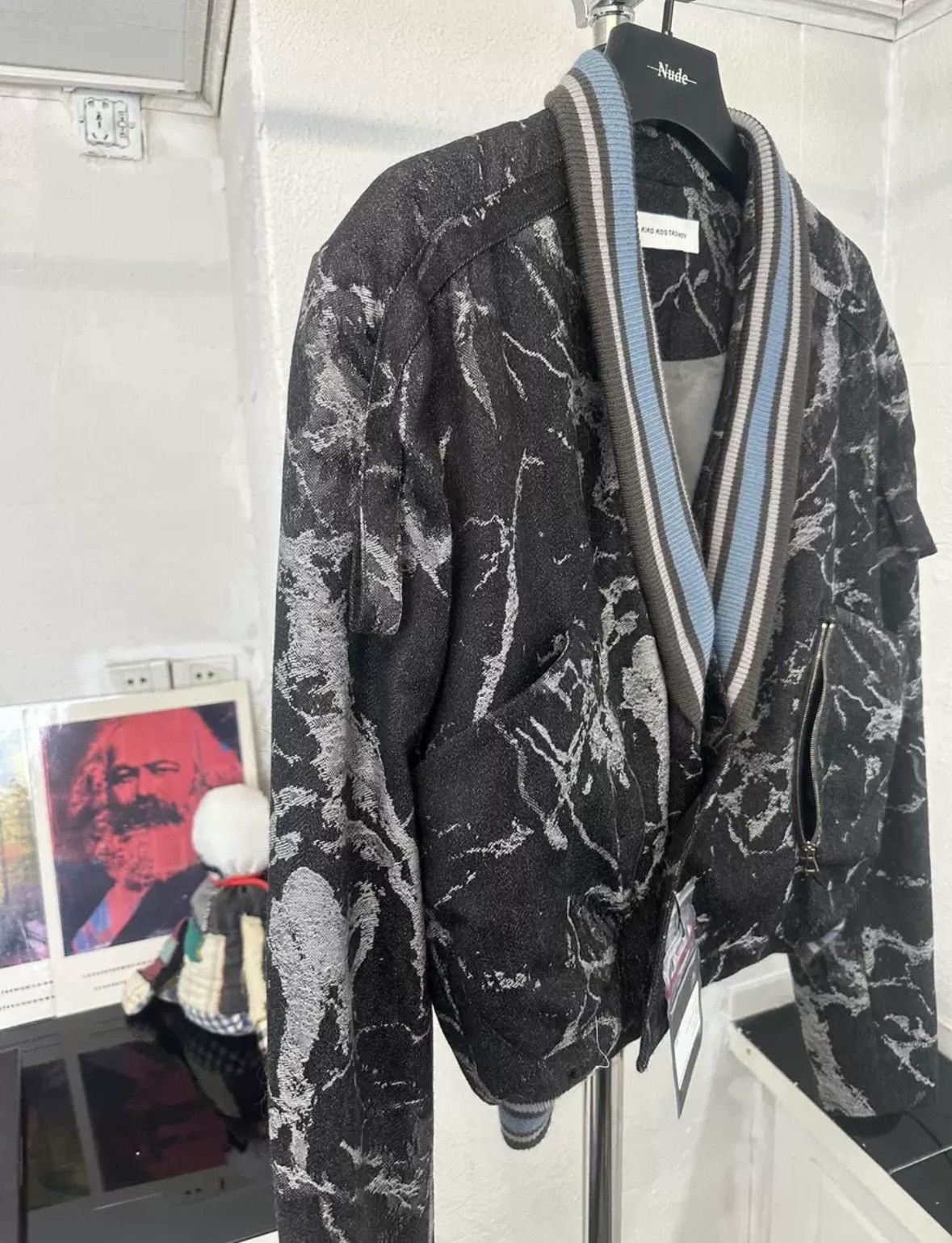 Kiko Kostadinov Kiko kostadinov marble suit Size 48R - 6 Thumbnail