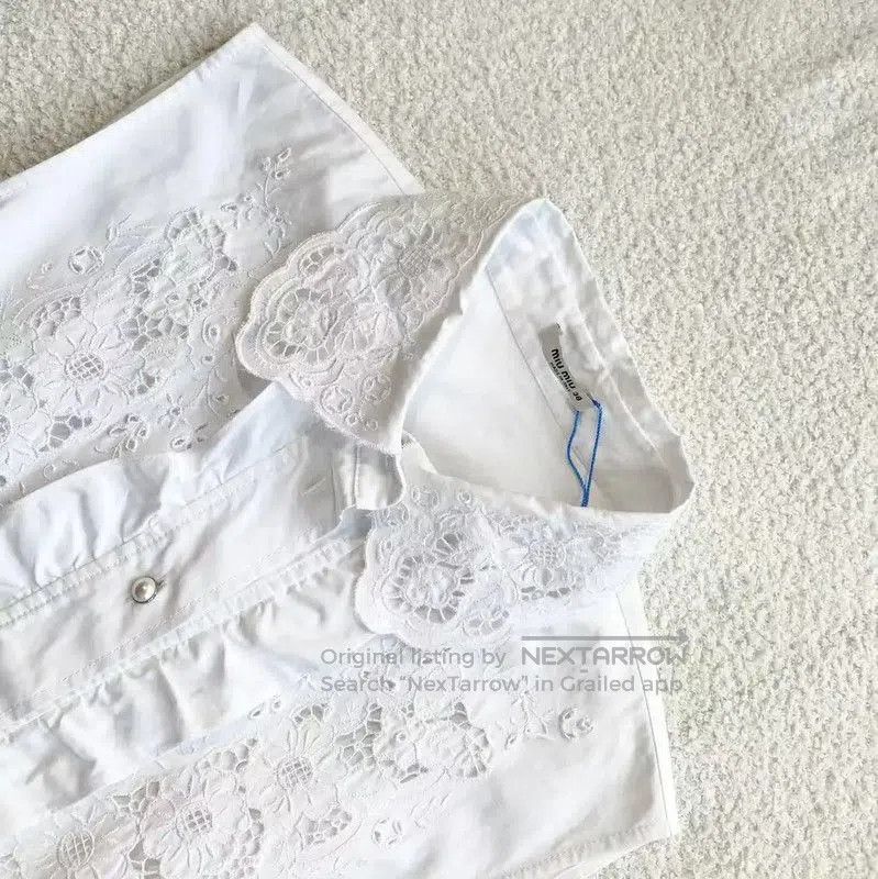 Miu Miu Miu Miu White Cotton Women's Dress . Size XXS / US 00 / IT 34 - 3 Thumbnail