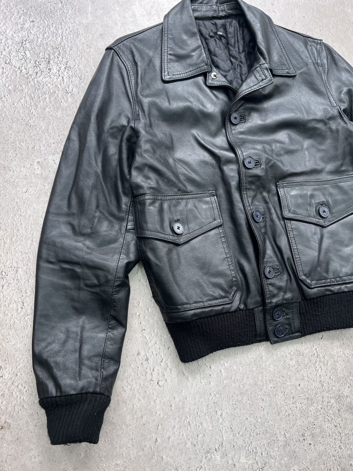 Other SALE✅✅VINTAGE 90s Archive Avant-Garde Moto Leather jacket Size US M / EU 48-50 / 2 - 3 Thumbnail