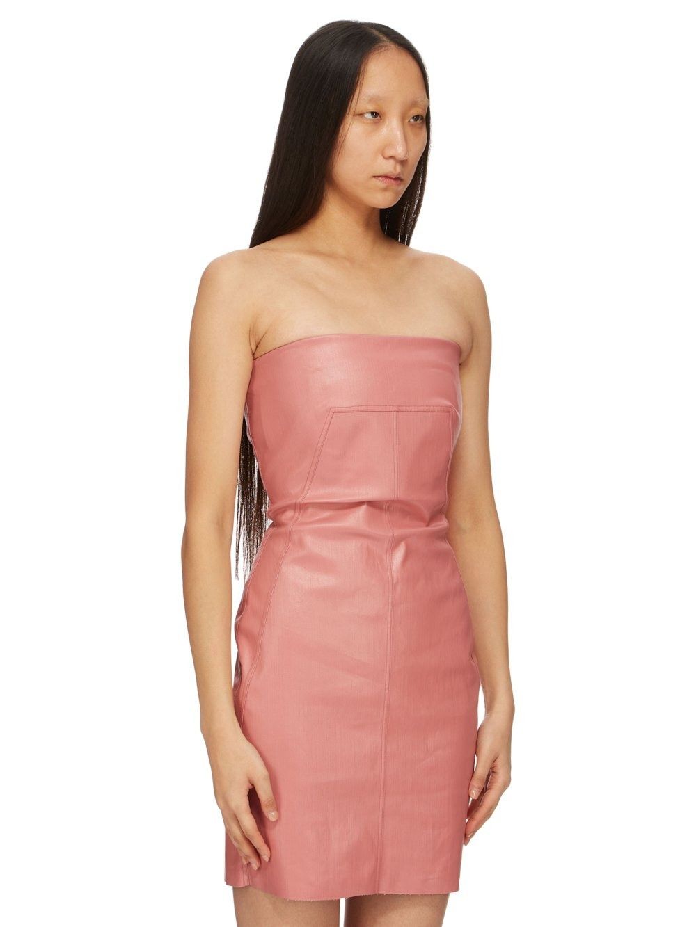 Rick Owens o1y0126 Mini Dress in Pink Size M / US 6-8 / IT 42-44 - 2 Thumbnail