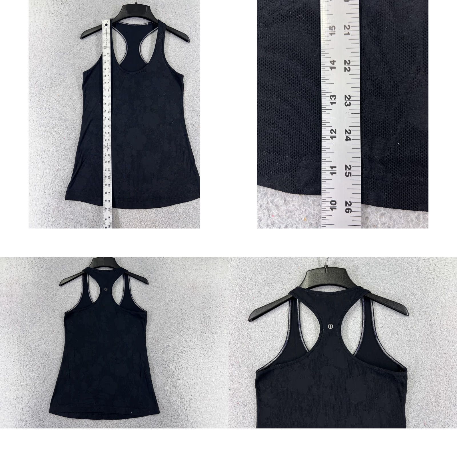 Lululemon Lululemon Shirt Women 4 Black Camo Floral Rose Racerback Tank Top Run Nulu Shirt Women Brand Lululemon 4 Black Rose Floral Racerback Tank Top Nulu Size S / US 4 / IT 40 - 8 Thumbnail