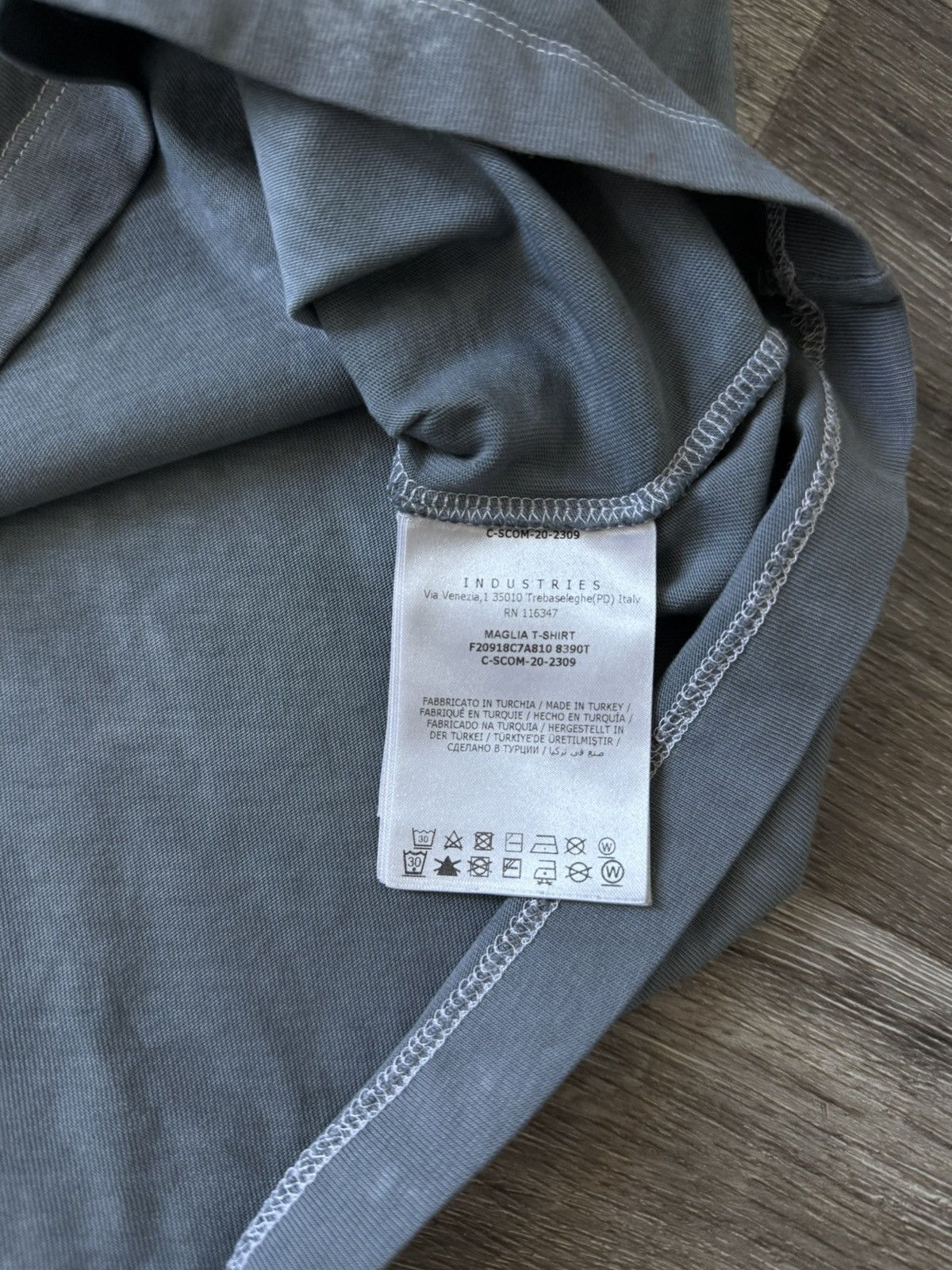 Moncler Moncler Maglia T-Shirt Men’s Mountain Logo Gray Luxury Tee Size US S / EU 44-46 / 1 - 7 Thumbnail