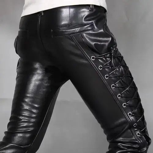 Japanese Brand × Vintage Handmade custom leather rare pants high fashion Size US 32 / EU 48 - 3 Thumbnail