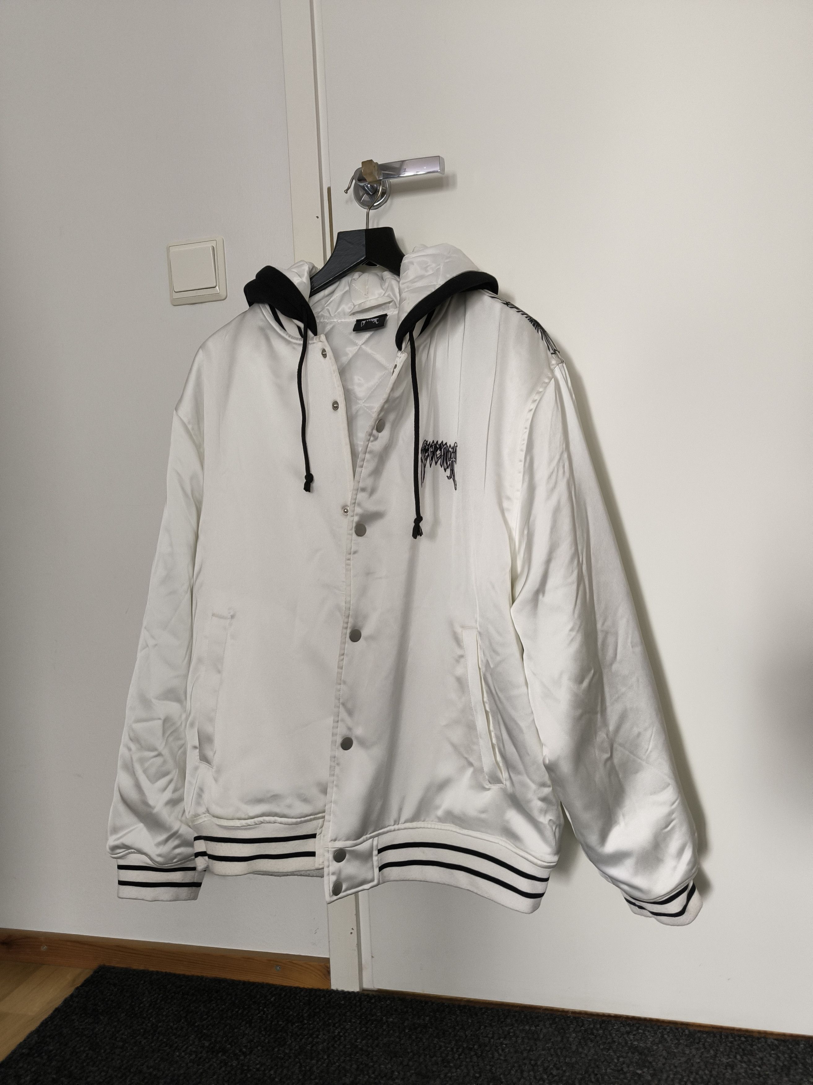 Revenge Revenge White Spider Bomber Jacket Size US XL / EU 56 / 4 - 1 Thumbnail