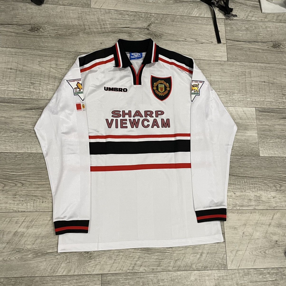 Umbro Rare 90s Umbro Manchester United Sharp Viewcam shirt jersey ...