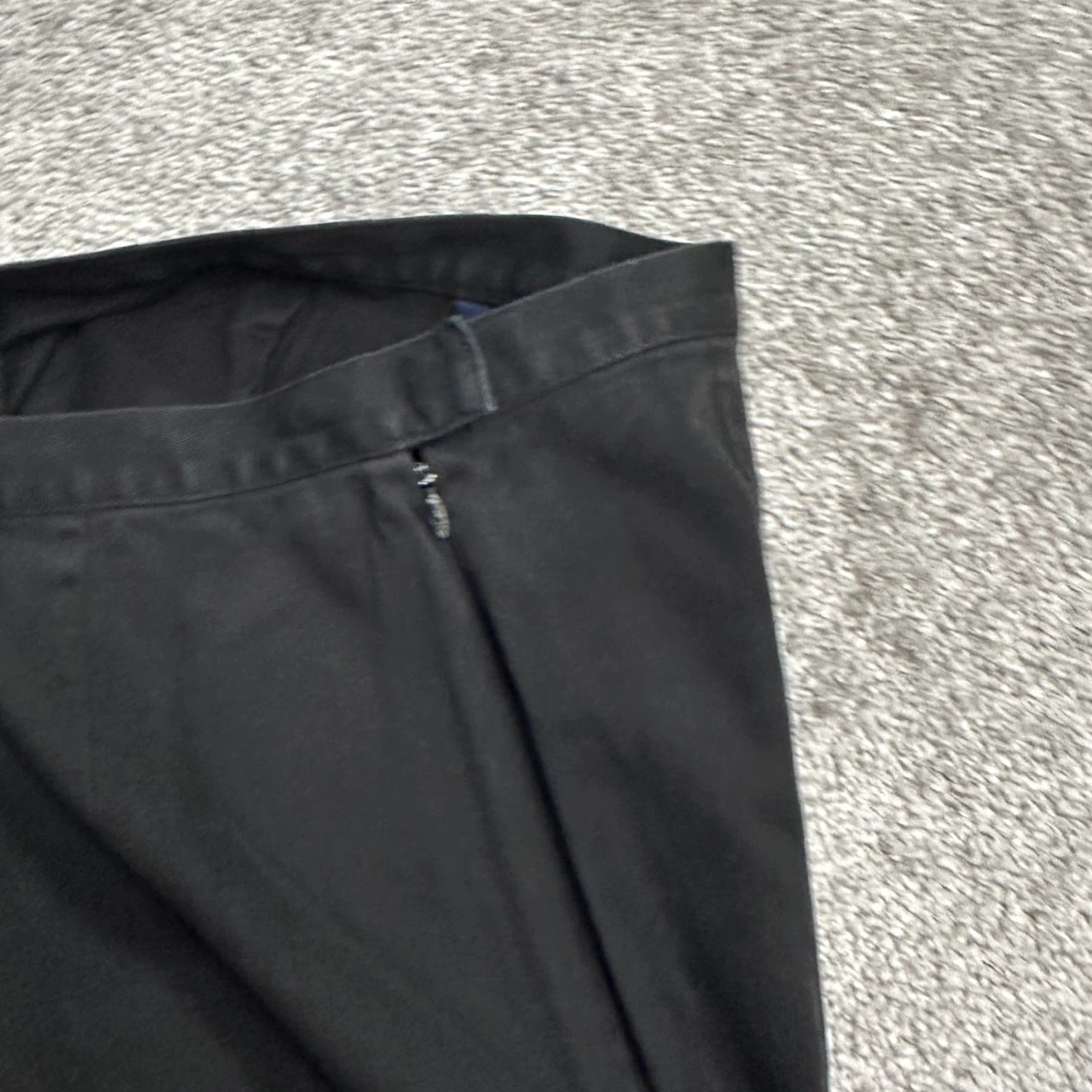 Ann Taylor Ann Taylor Dress Pants Women 6 Black Straight Leg Stretch Cotton Work 28x28.5 Size 28" / US 6 / IT 42 - 3 Thumbnail