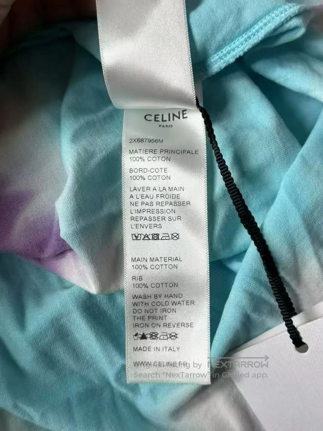 Celine CELINE Tie-Dye Studs Short Sleeve| Size US XL / EU 56 / 4 - 4 Thumbnail
