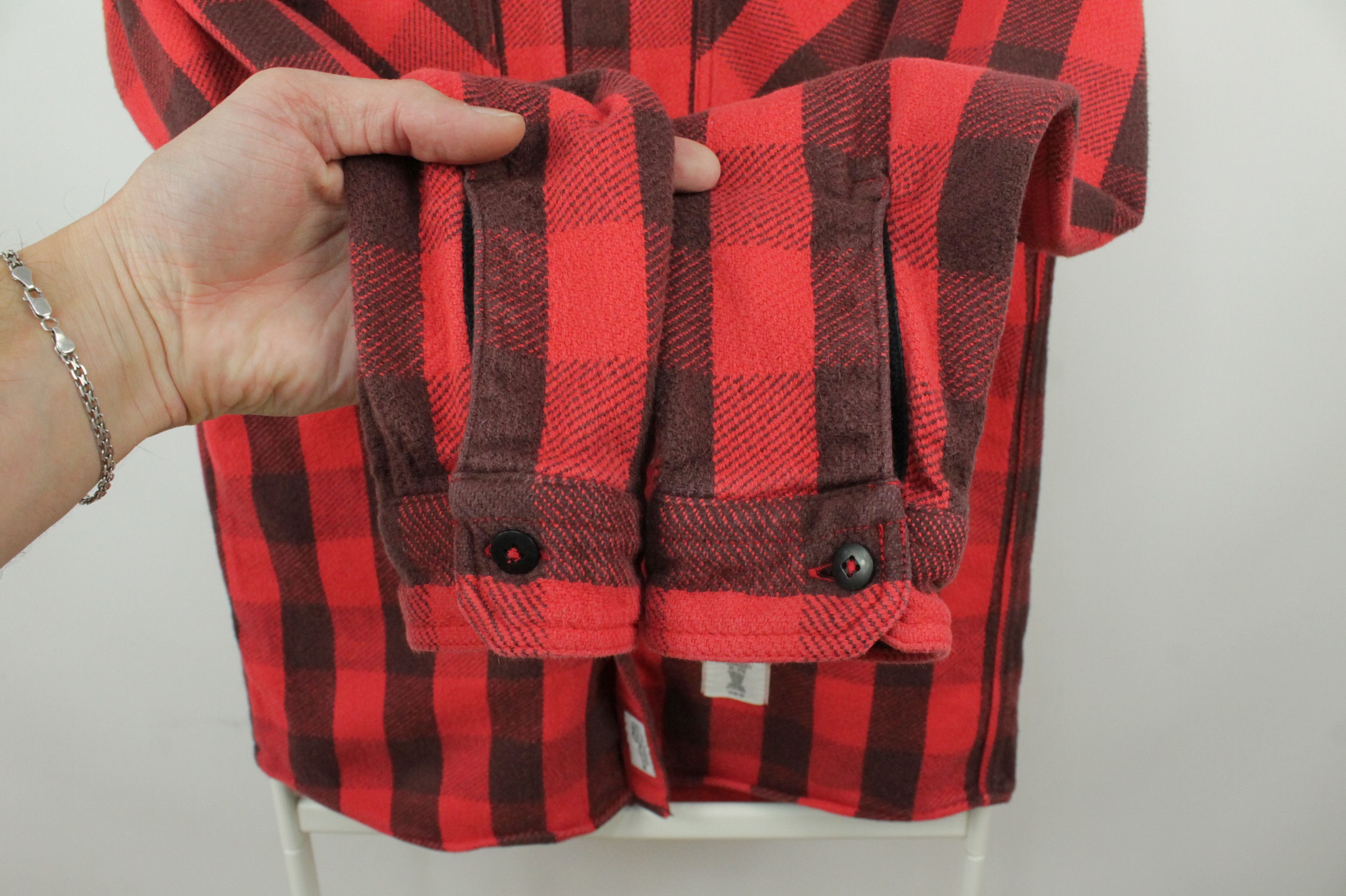 Bedwin & The Heartbreakers Bedwin & The Heartbreakers Red Flannel Shirt Size US S / EU 44-46 / 1 - 6 Thumbnail
