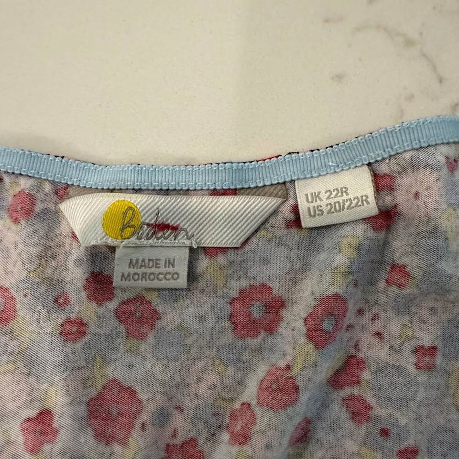 Boden Boden Florrie Jersey Floral Knee Length Dress Womens 20/22R Size 3XL / US 20-22 - 5 Thumbnail