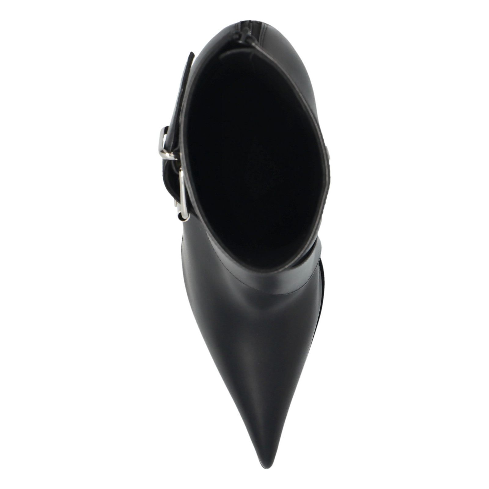 ALEXANDER MCQUEEN Heron Black Leather Ankle Boots New (Women