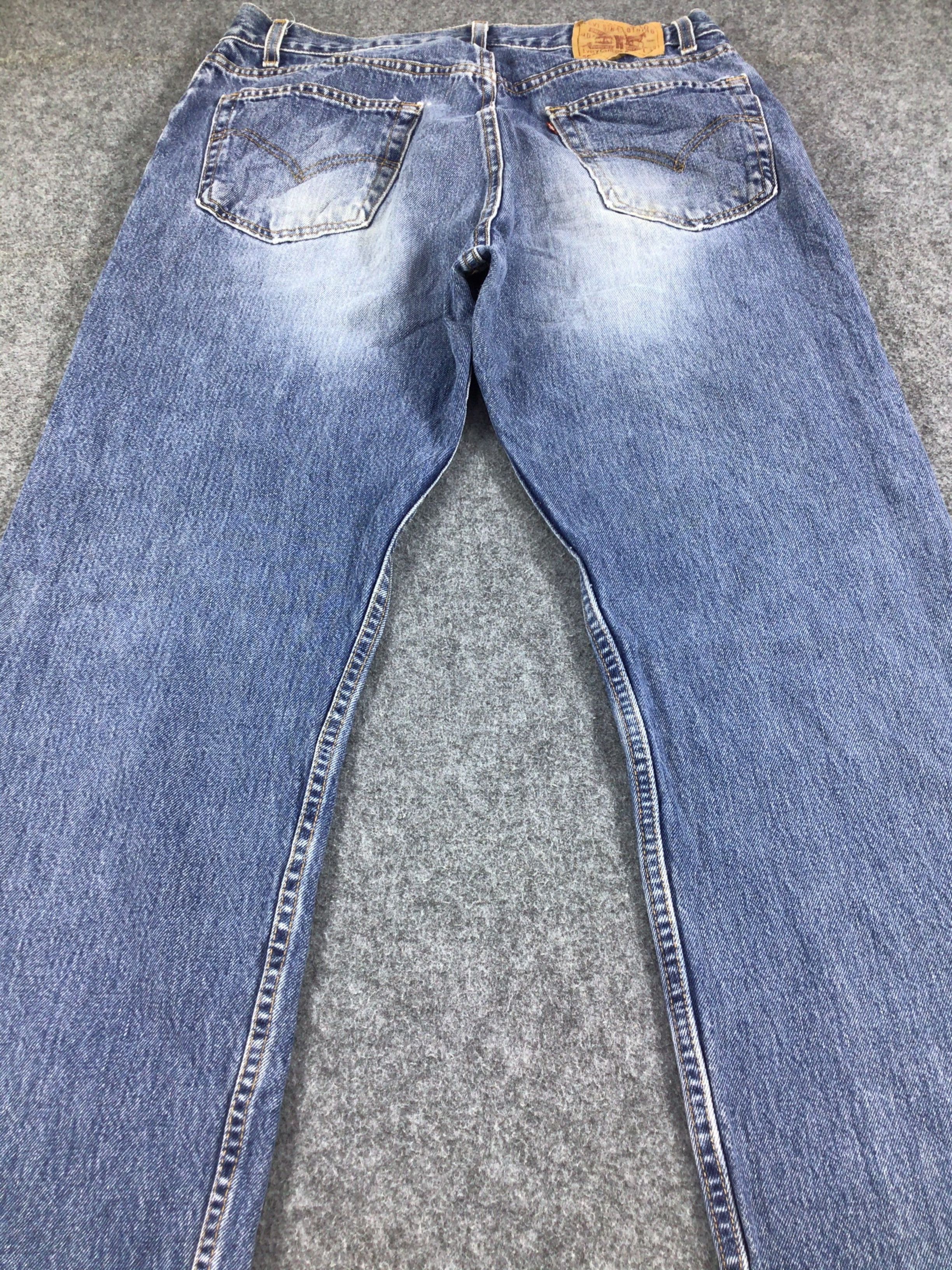 Levi's Vintage Levi's 505 Jeans Faded Blue Denim KJ200 Size US 33 - 4 Thumbnail