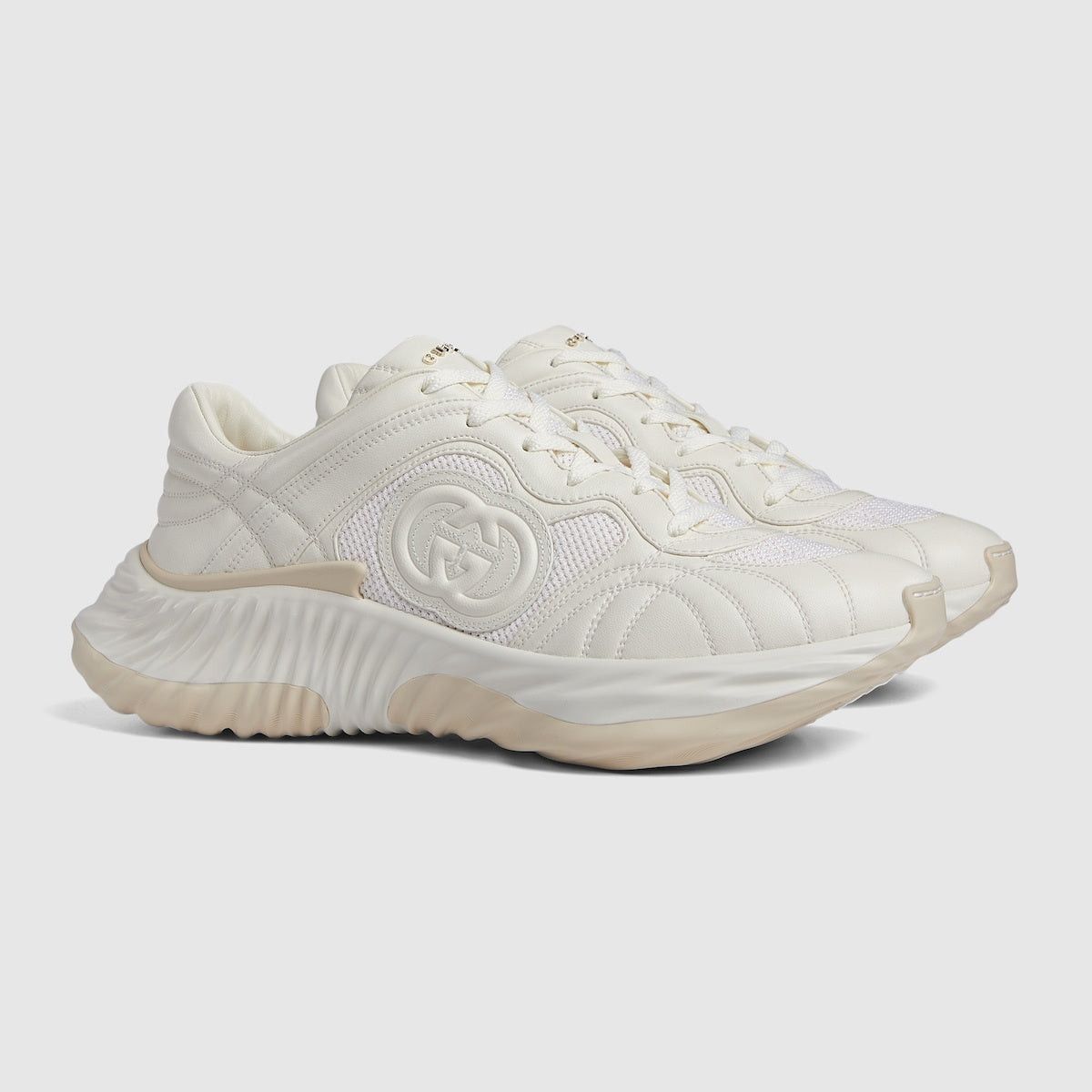 Gucci Interlocking G Ripple Sneakers SIZE 10