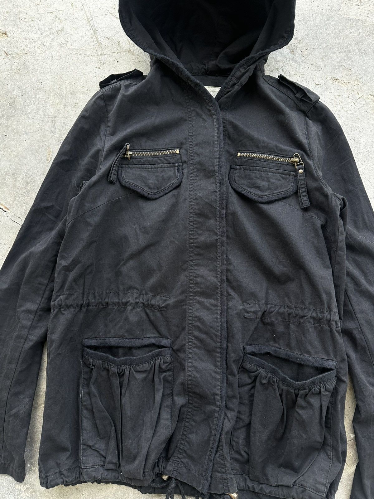 GOA GOA Grunge Military Black Field Multiple Pocket Jacket Y2k Size US M / EU 48-50 / 2 - 9 Thumbnail