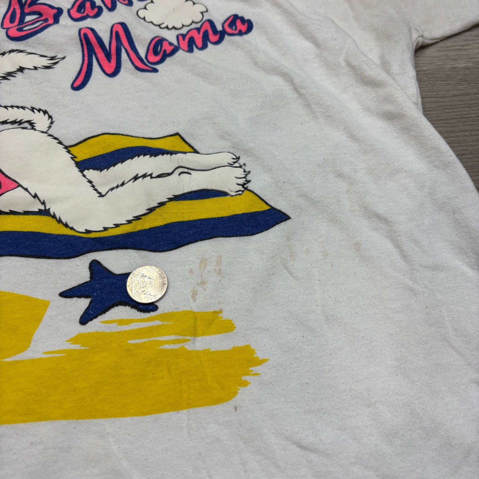 Vintage Vintage 80s 90s Bahama Mama Beach Babe Cat T Shirt Men's XL Size US XL / EU 56 / 4 - 12 Thumbnail