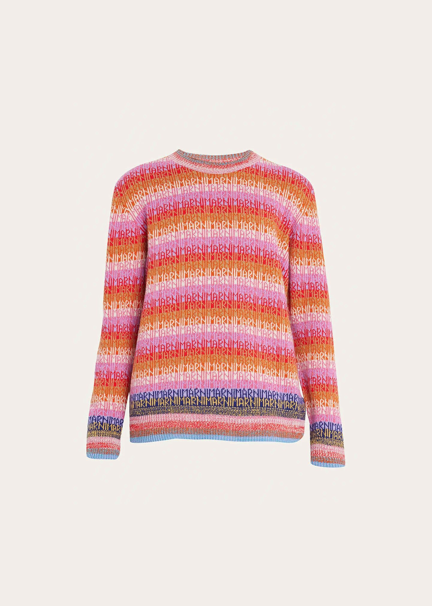 Marni o1srvl11e0624 Crewneck in Orange Size US L / EU 52-54 / 3 - 1 Thumbnail