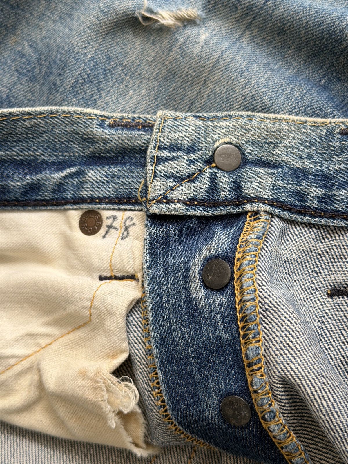 Levi's Vintage Clothing Levis LVC selvedge 501xx denim Size US 30 / EU 46 - 6 Thumbnail