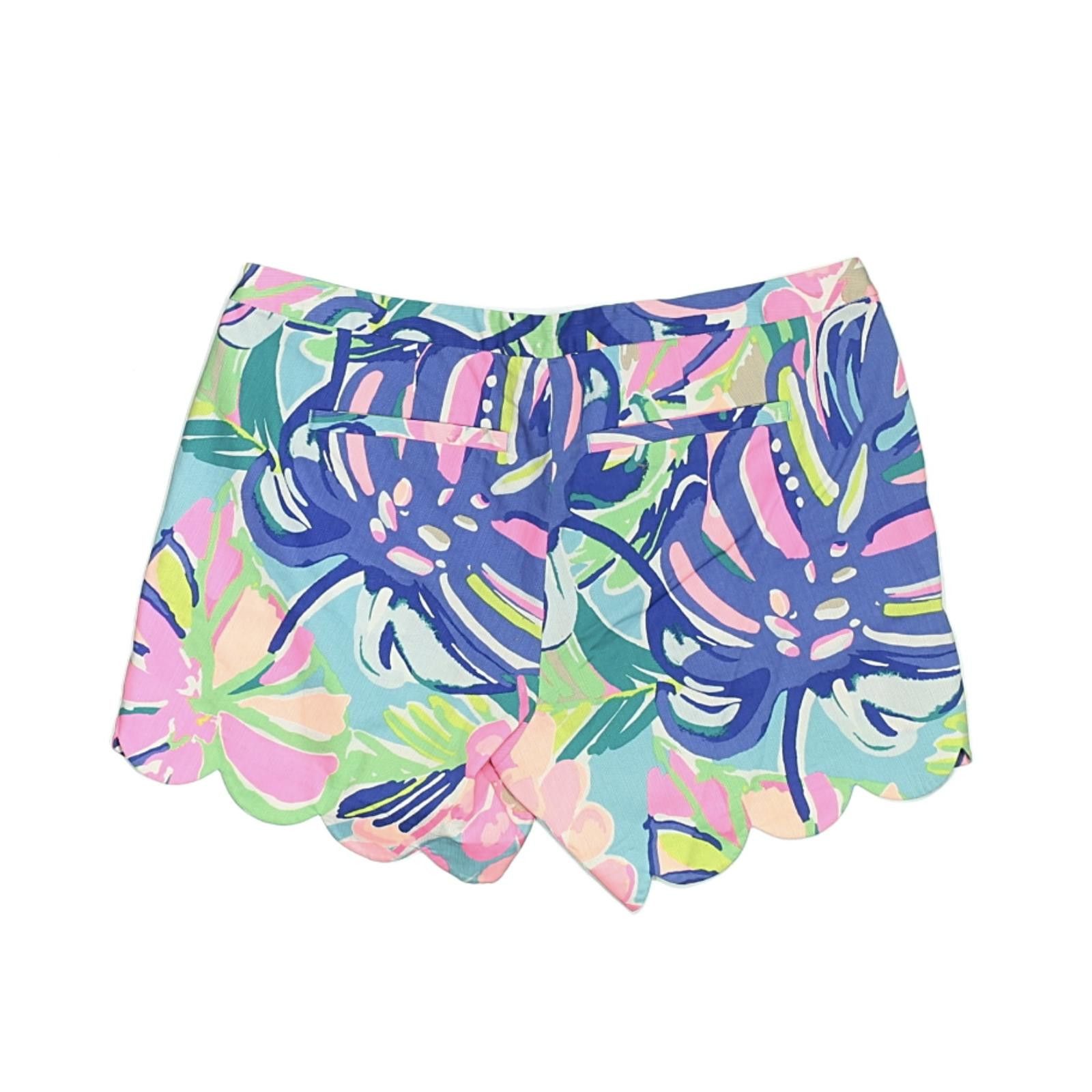 Other Lilly Pulitzer Tropical Print Scalloped Hem Shorts Size 6 Size 28" / US 6 / IT 42 - 2 Thumbnail