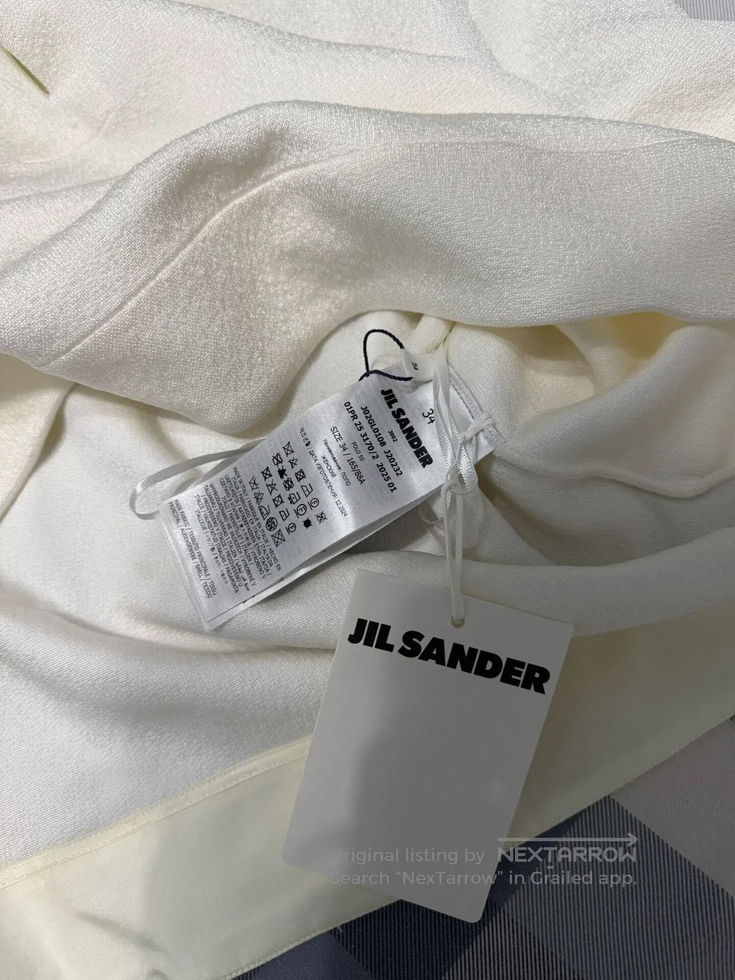 JIL SANDER Short Sleeve Casual Top.