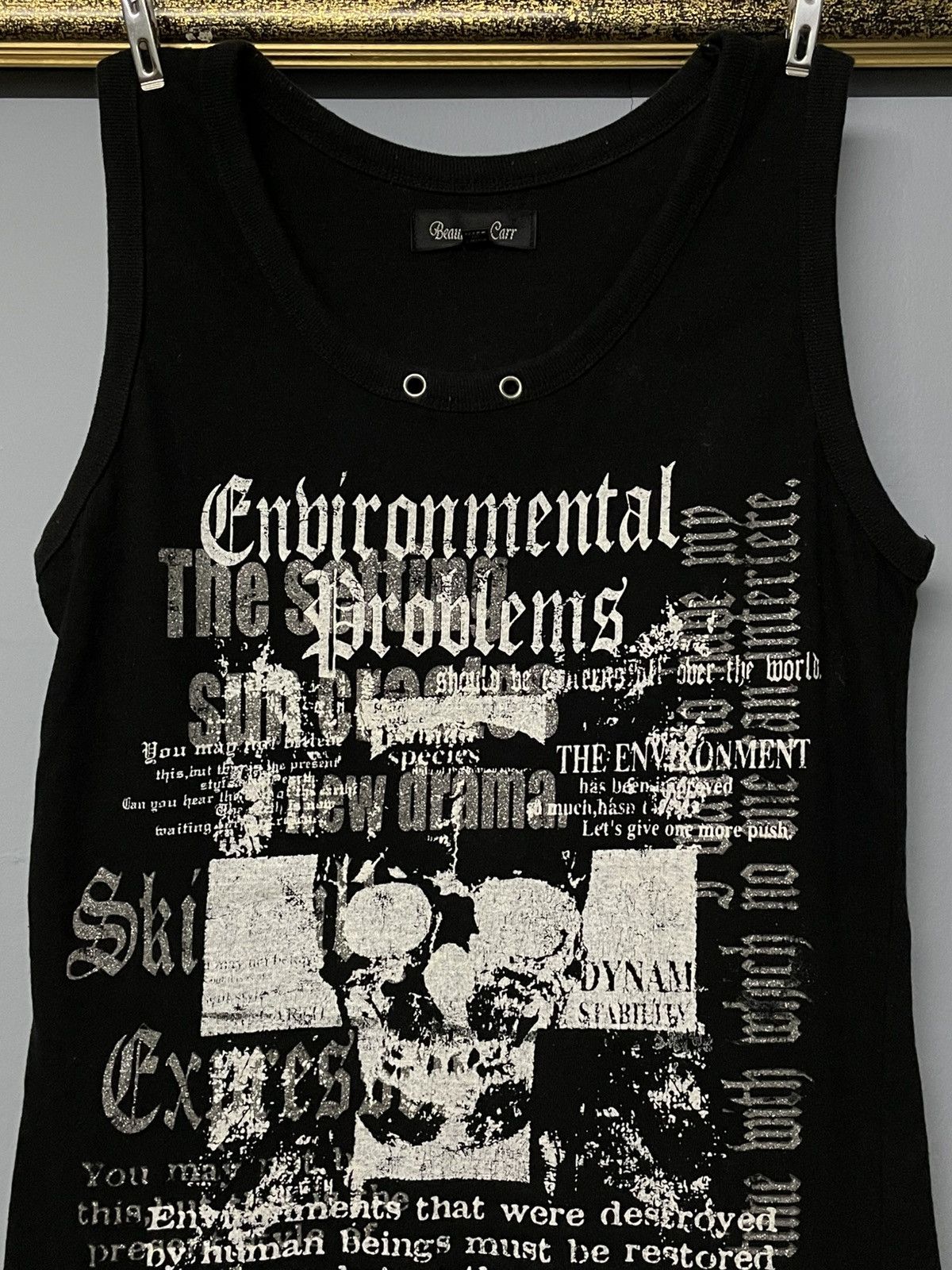 Japanese Brand Vintage Japan Designer Beaumont Carr Punk Skull Enviromental Size US XS / EU 42 / 0 - 3 Thumbnail