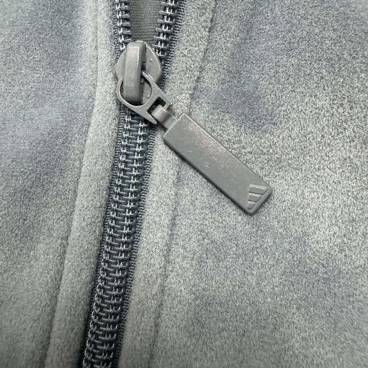 Adidas Vintage Y2K Adidas Rare Velour Grey Zip Up Track Jacket Size US S / EU 44-46 / 1 - 20 Thumbnail