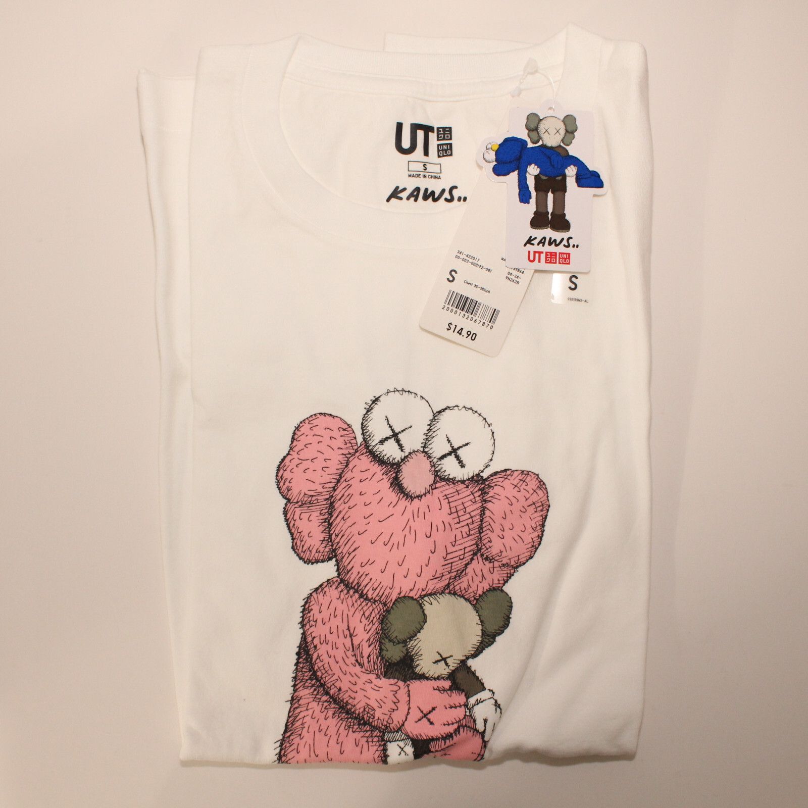Kaws KAWS x Uniqlo Take BFF White Tee - Size Small (S) - New wit Size US S / EU 44-46 / 1 - 2 Thumbnail