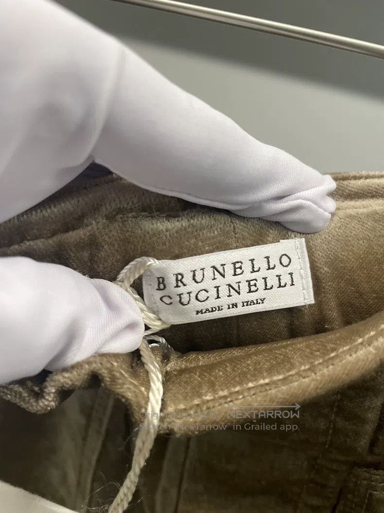 Brunello Cucinelli Brunello Cucinelli Military Green Trousers Size 25" / US 0 / IT 36 - 5 Thumbnail