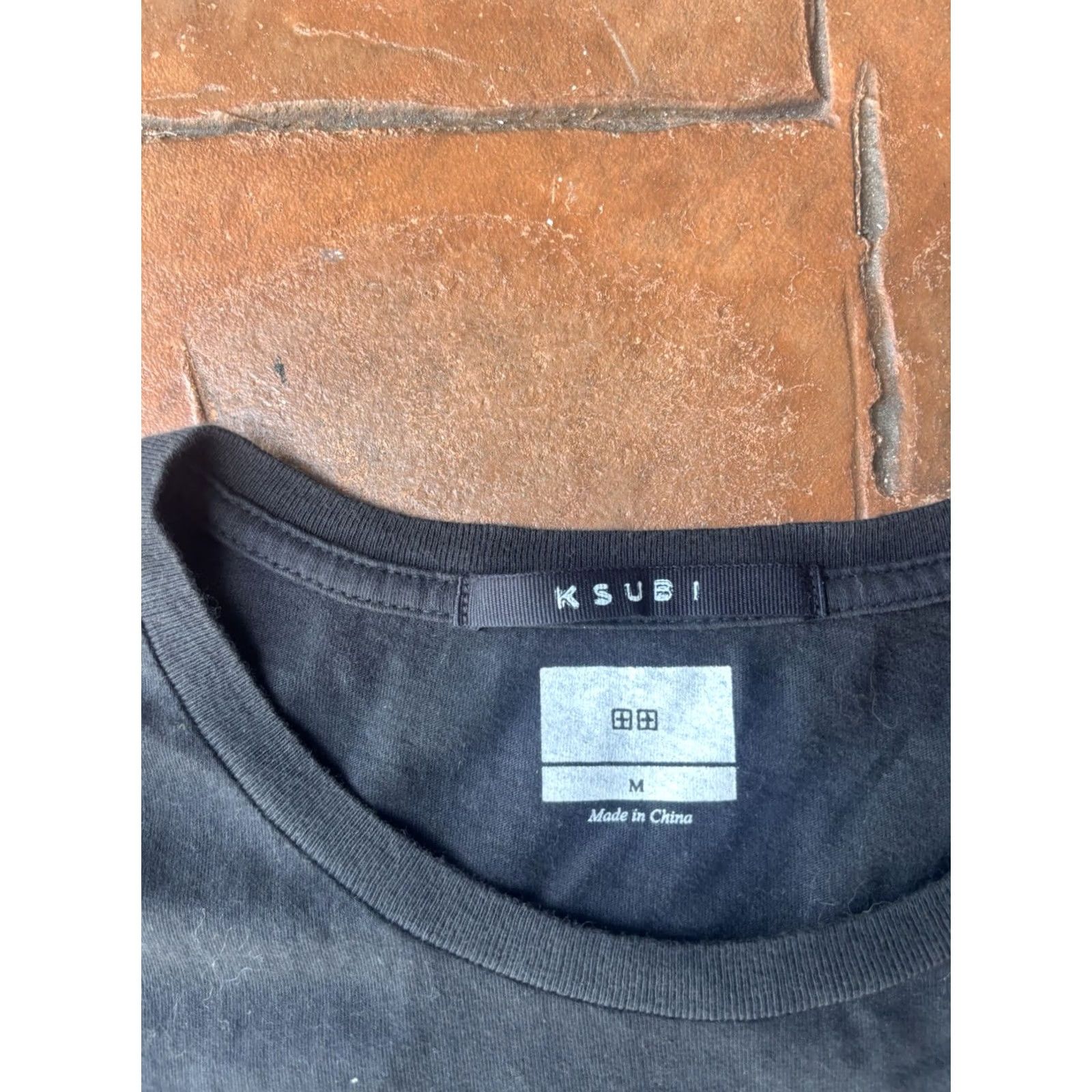 Ksubi VINTAGE Ksubi Long T-Shirt Mens Regular Black Short Sleeve Crew Neck Medium Black Gothic Grunge Designer Shirt Mens Size US M / EU 48-50 / 2 - 2 Thumbnail