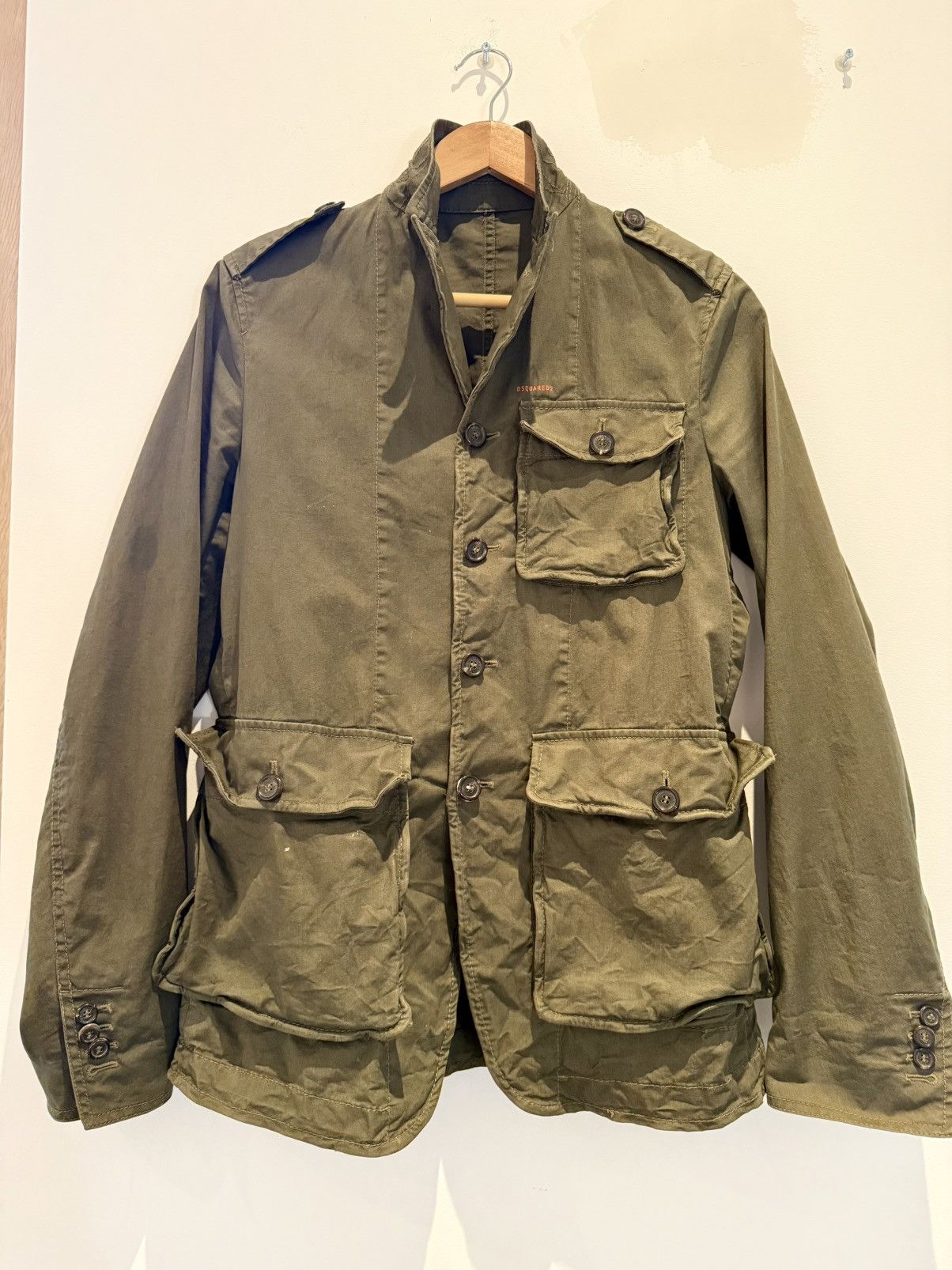 Dsquared2 Green Military Jacket Size US S / EU 44-46 / 1 - 1 Thumbnail