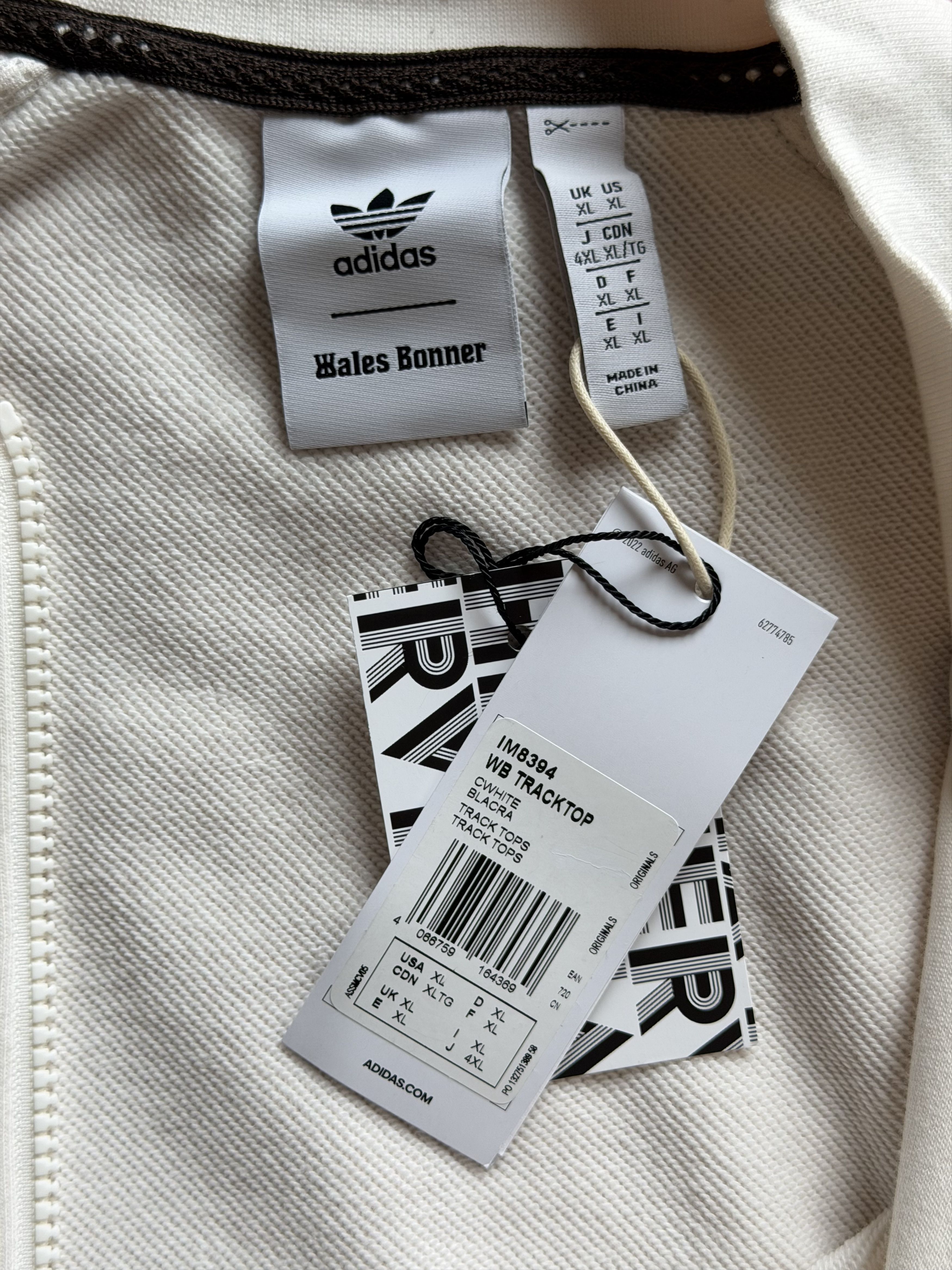 Adidas × Wales Bonner Wales Bonner Adidas Statement Track Jacket in White Size US XL / EU 56 / 4 - 7 Thumbnail