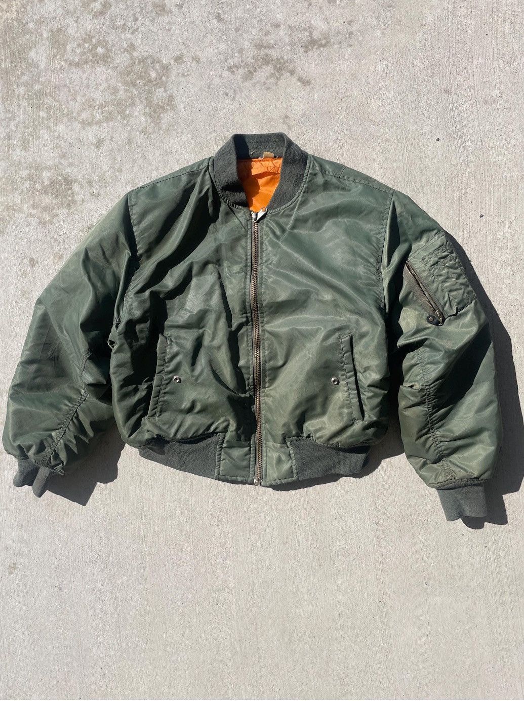 USMF military ma-1 vintage ヴィンテージ Deadstock 1993'S ALPHA type VINTAGE MA-1 紺 アルファ
