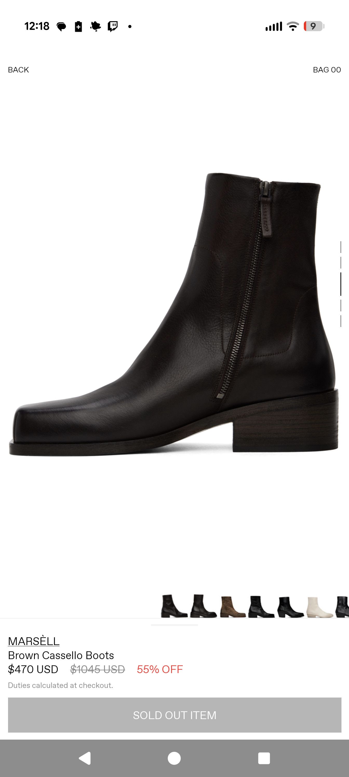 Marsell Marsèll Brown Cassello Boots Size US 8 / EU 41 - 14 Thumbnail