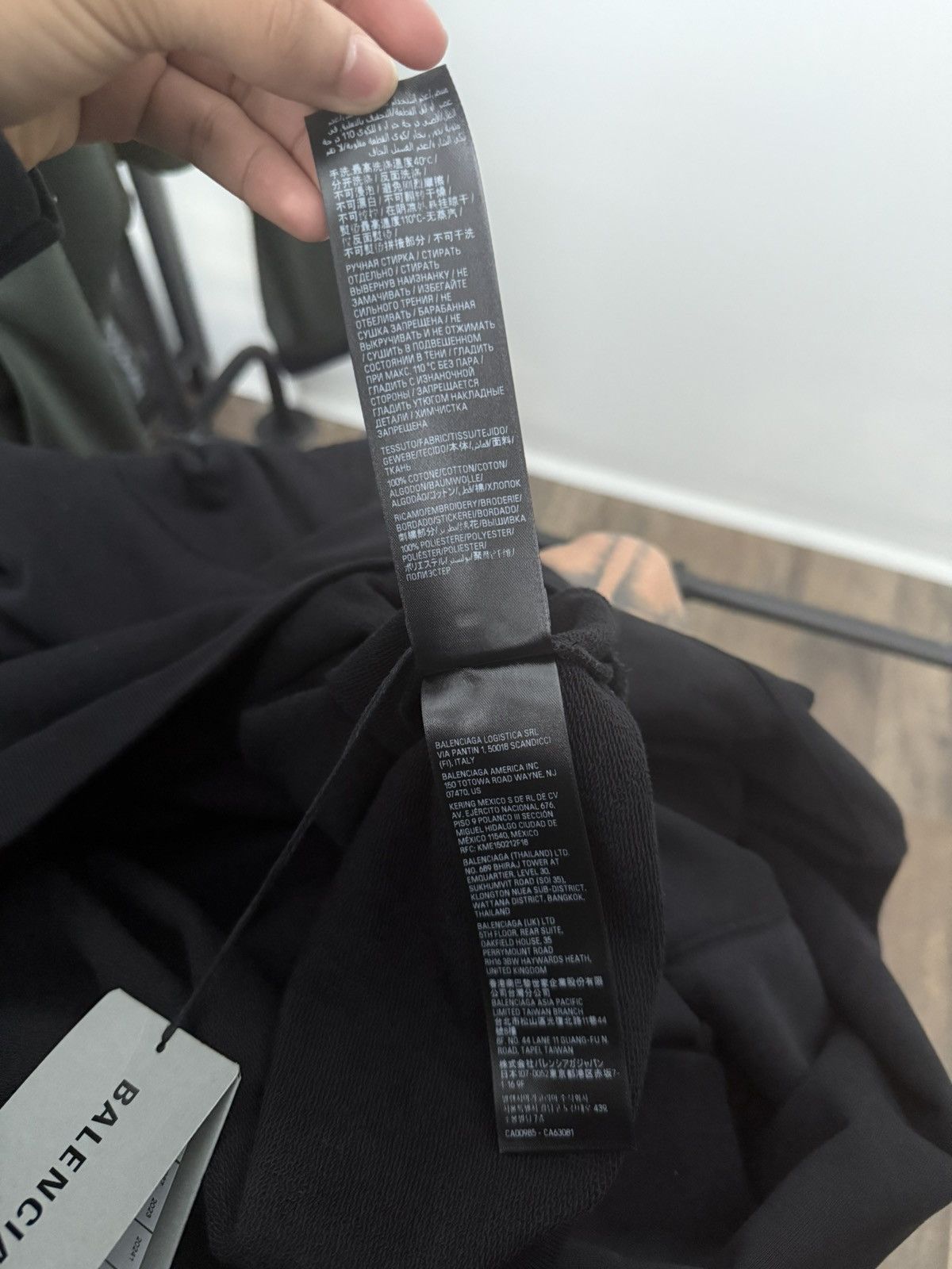 Balenciaga Brand New Balenciaga Gaffer Hoodie Size US M / EU 48-50 / 2 - 8 Thumbnail