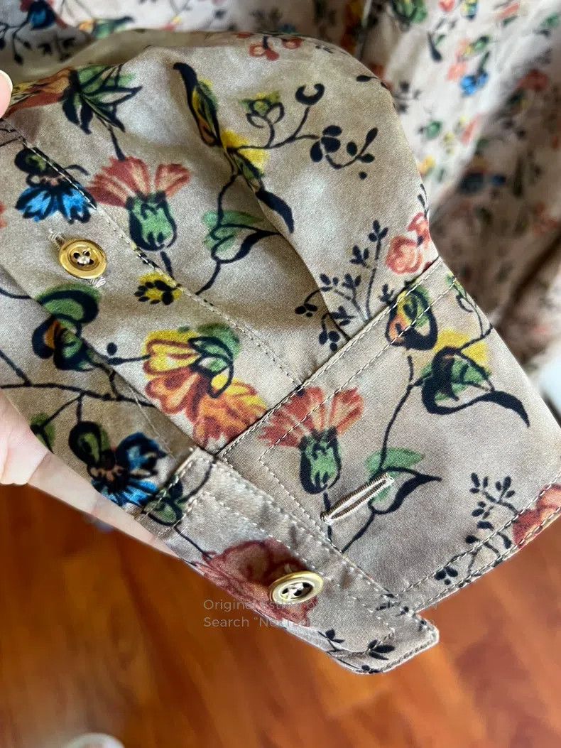 Loro Piana Loro Piana True Color Floral Shirt Size XS / US 0-2 / IT 36-38 - 5 Thumbnail